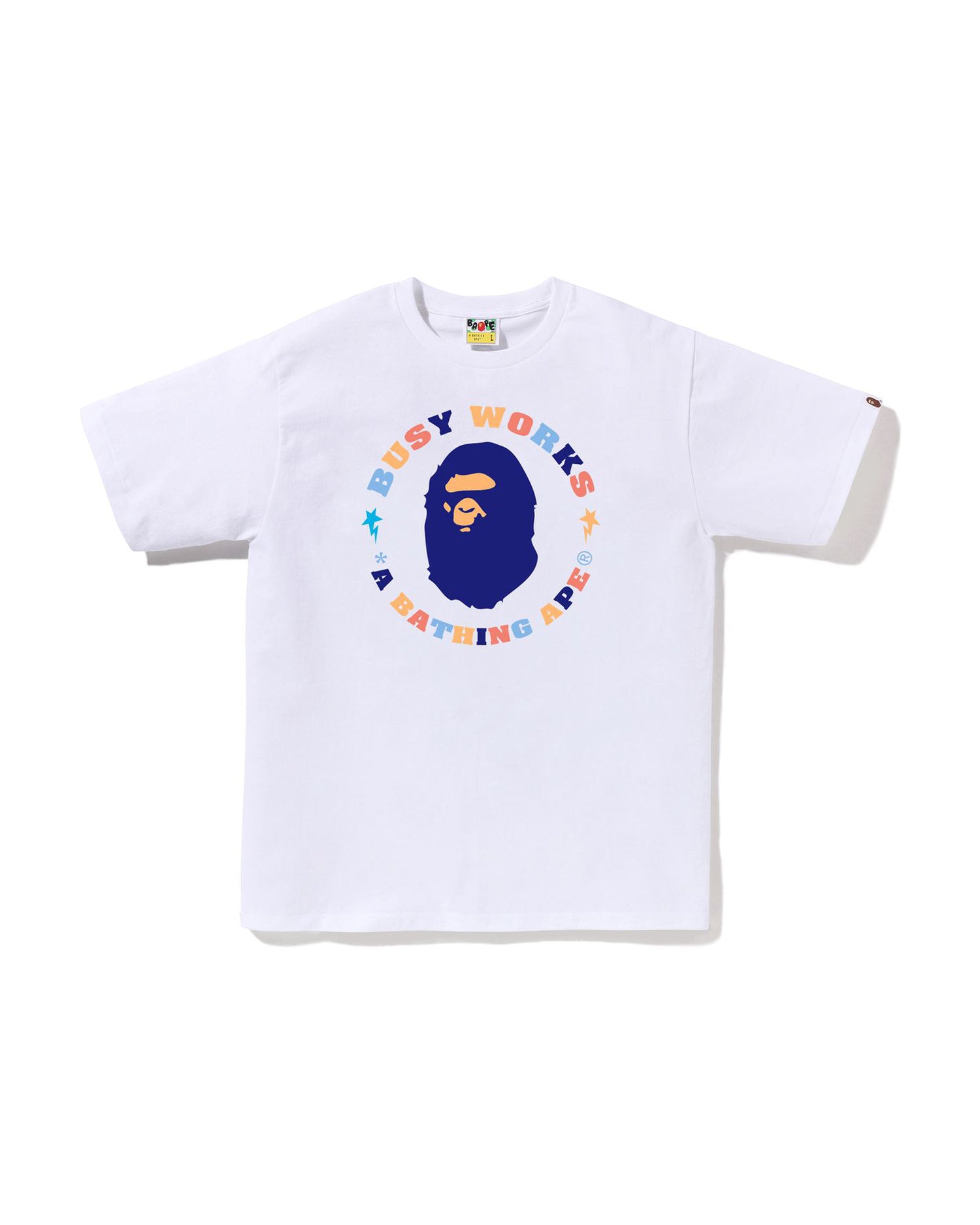 A BATHING APE® Colors Busy Works STA Tee | Bape official website