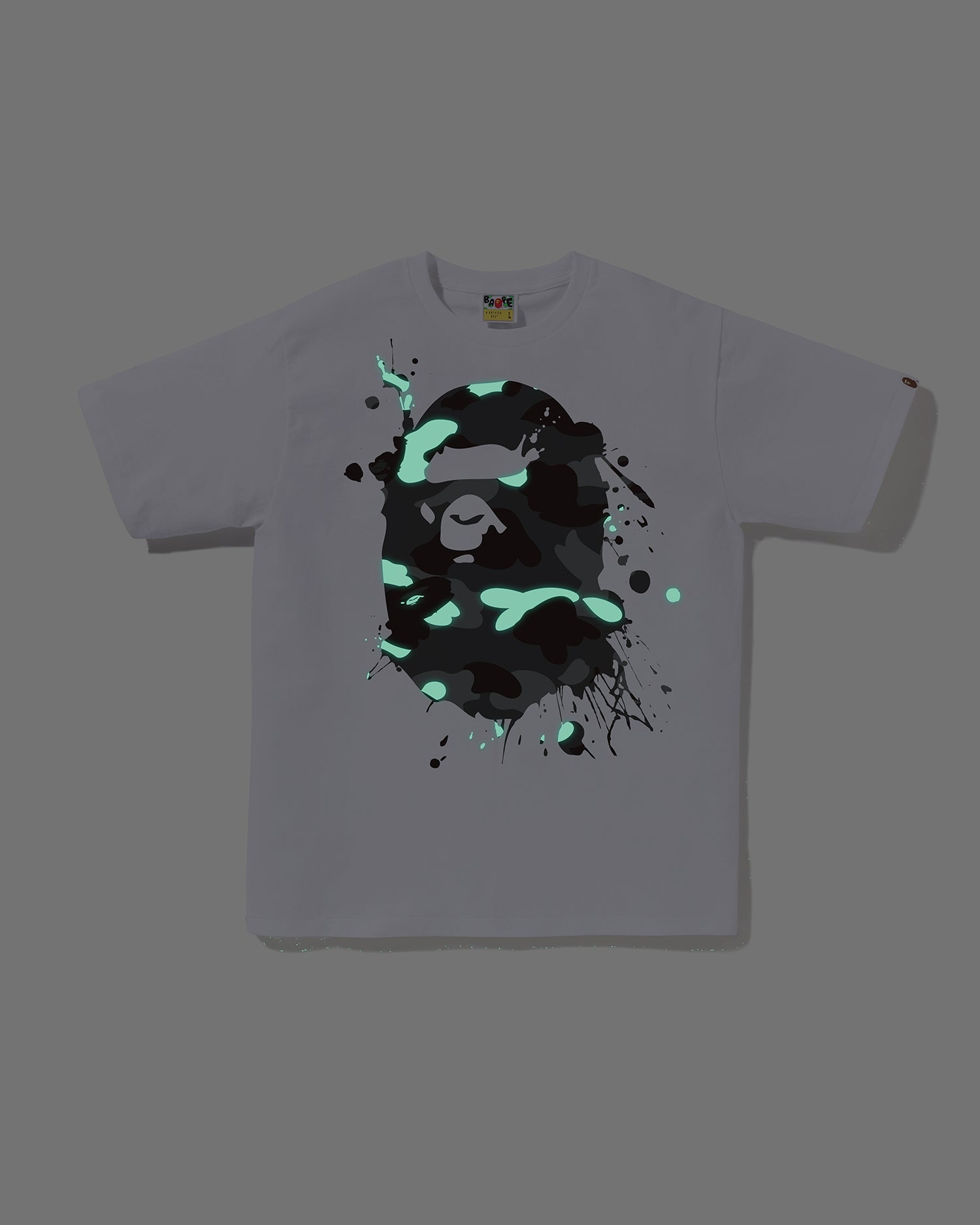 A BATHING APE® City Camo Painting Ape Head Tee | Bape