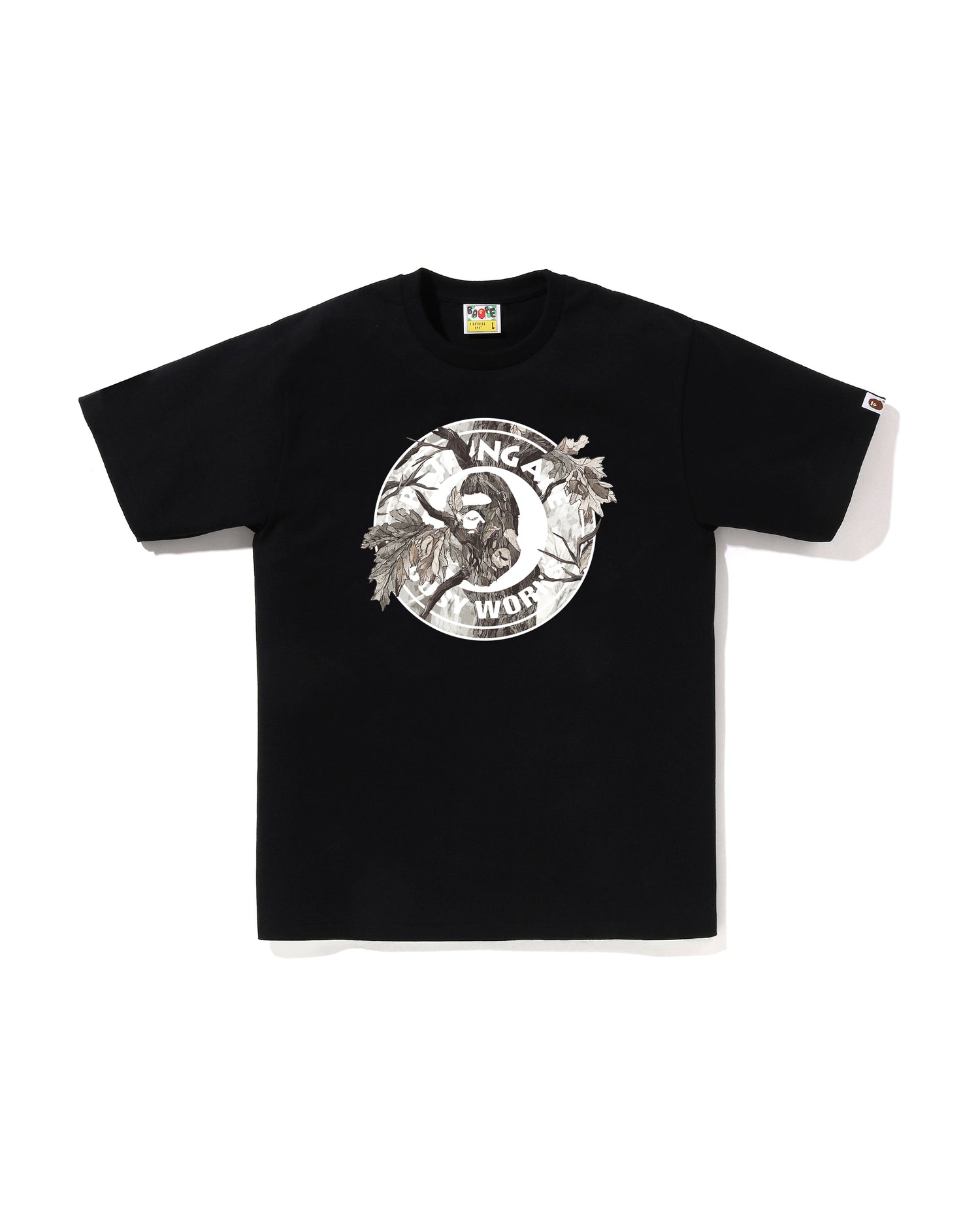 A BATHING APE® Tree Edge Camo Busy Works Tee | Bape official
