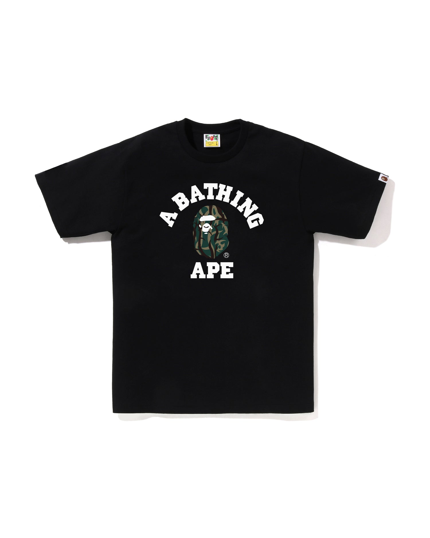 NEW【A BATHING APE】TRIAL CAMO COLLEGE TEE Tシャツ TRIAL CAMO COLLEGE TEE | bape.com