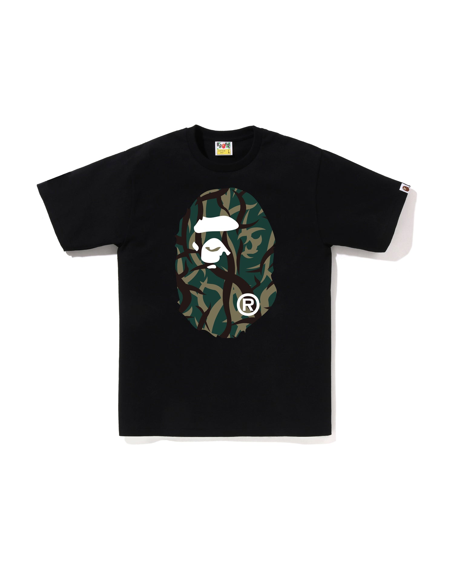A BATHING APE® Trial Camo Big Ape Head Tee | Bape official A BATHING APE® Trial Camo Big Ape Head Tee | Bape official