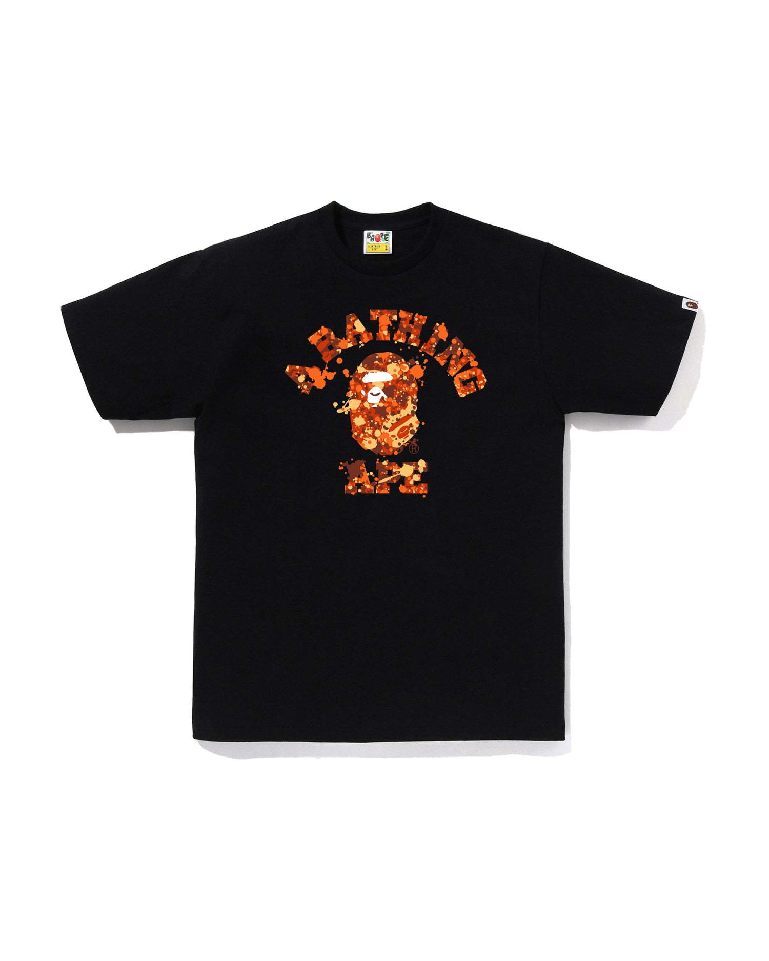 A BATHING APE® Splash Camo College Tee | Bape official website