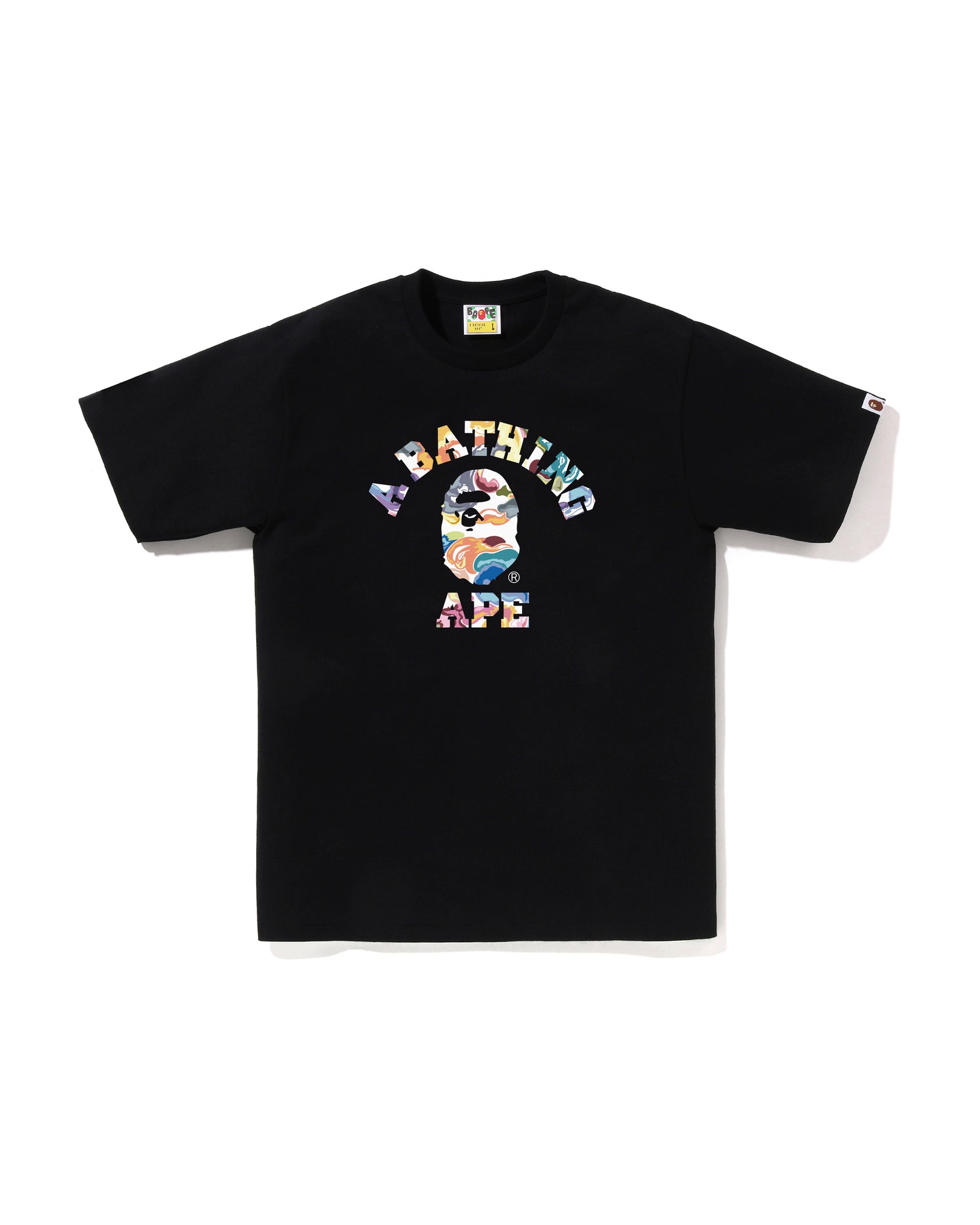 A BATHING APE® Art Camo College Tee | Bape official website