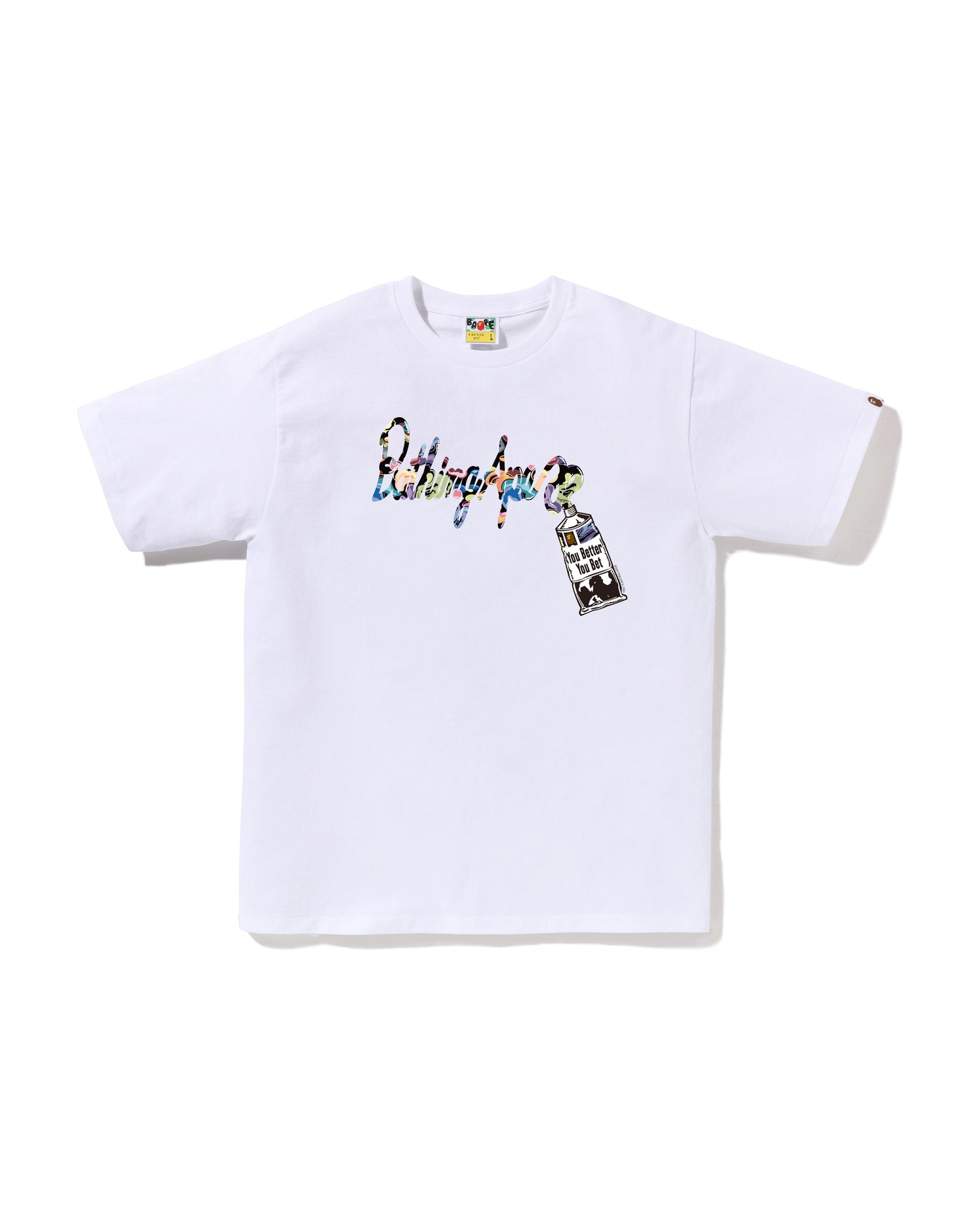 A BATHING APE® Art Camo Paint Tube Tee | Bape official website