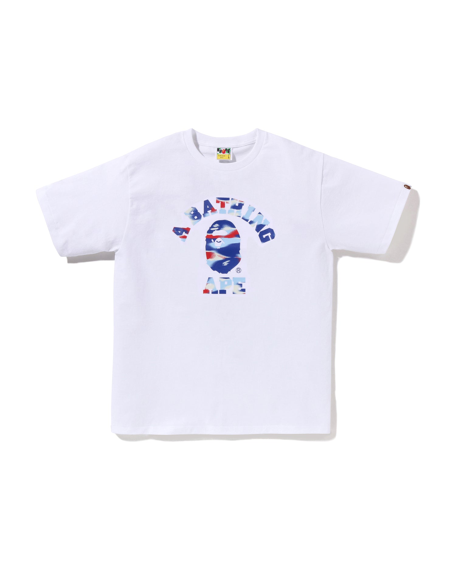 A BATHING APE® Screen Camo College Tee | Bape official website