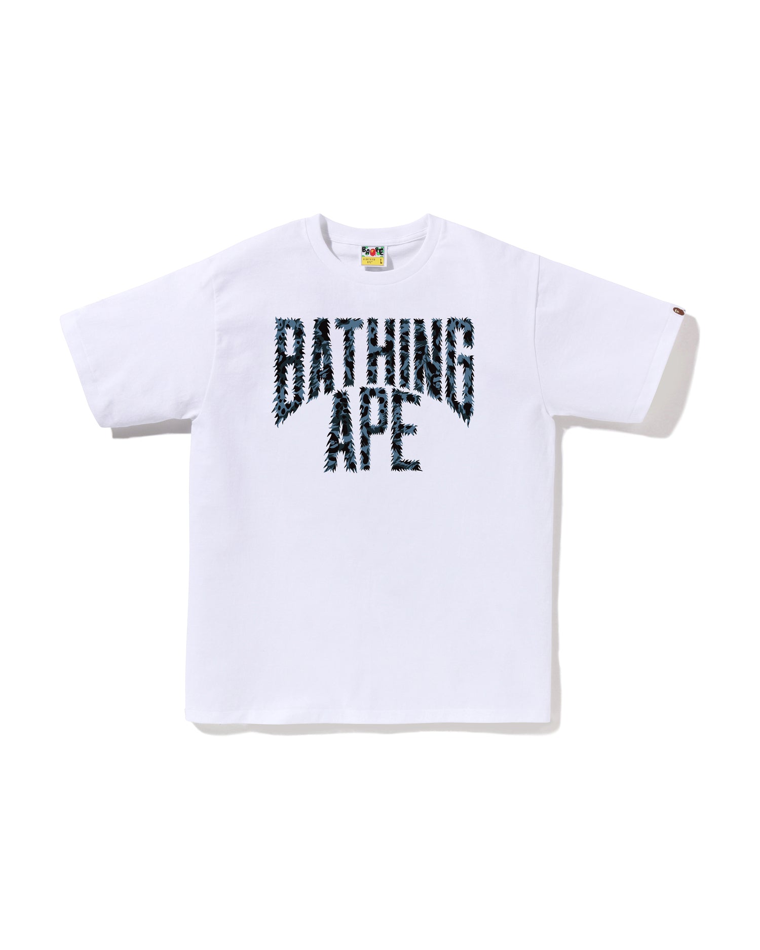 A BATHING APE® Wild Leopard Pattern Nyc Logo Tee | Bape