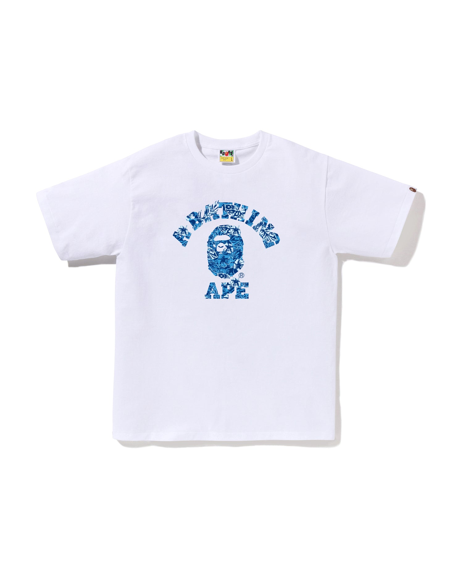 A BATHING APE® Palm Resort Camo College Tee | Bape official