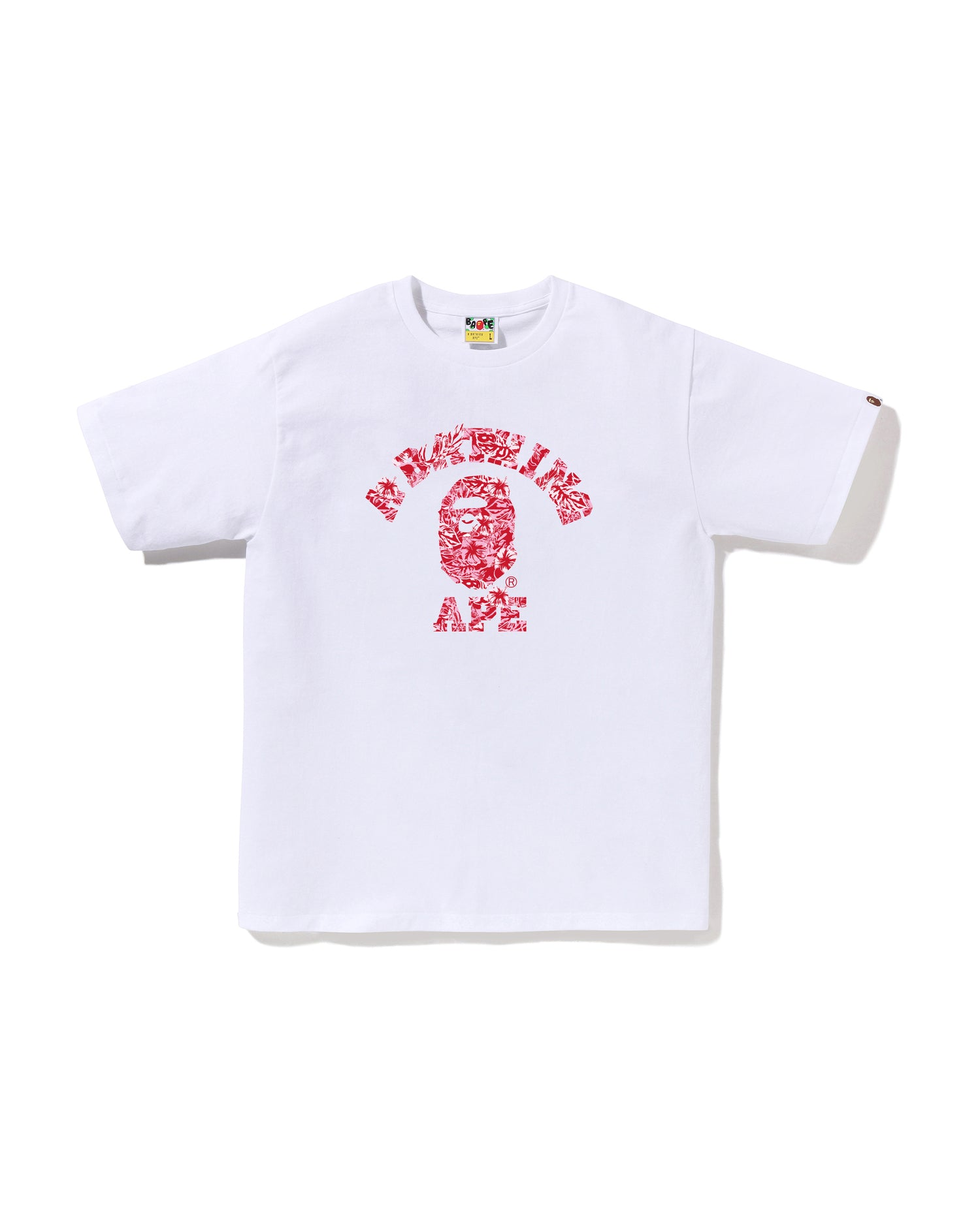 A BATHING APE® Palm Resort Camo College Tee | Bape official