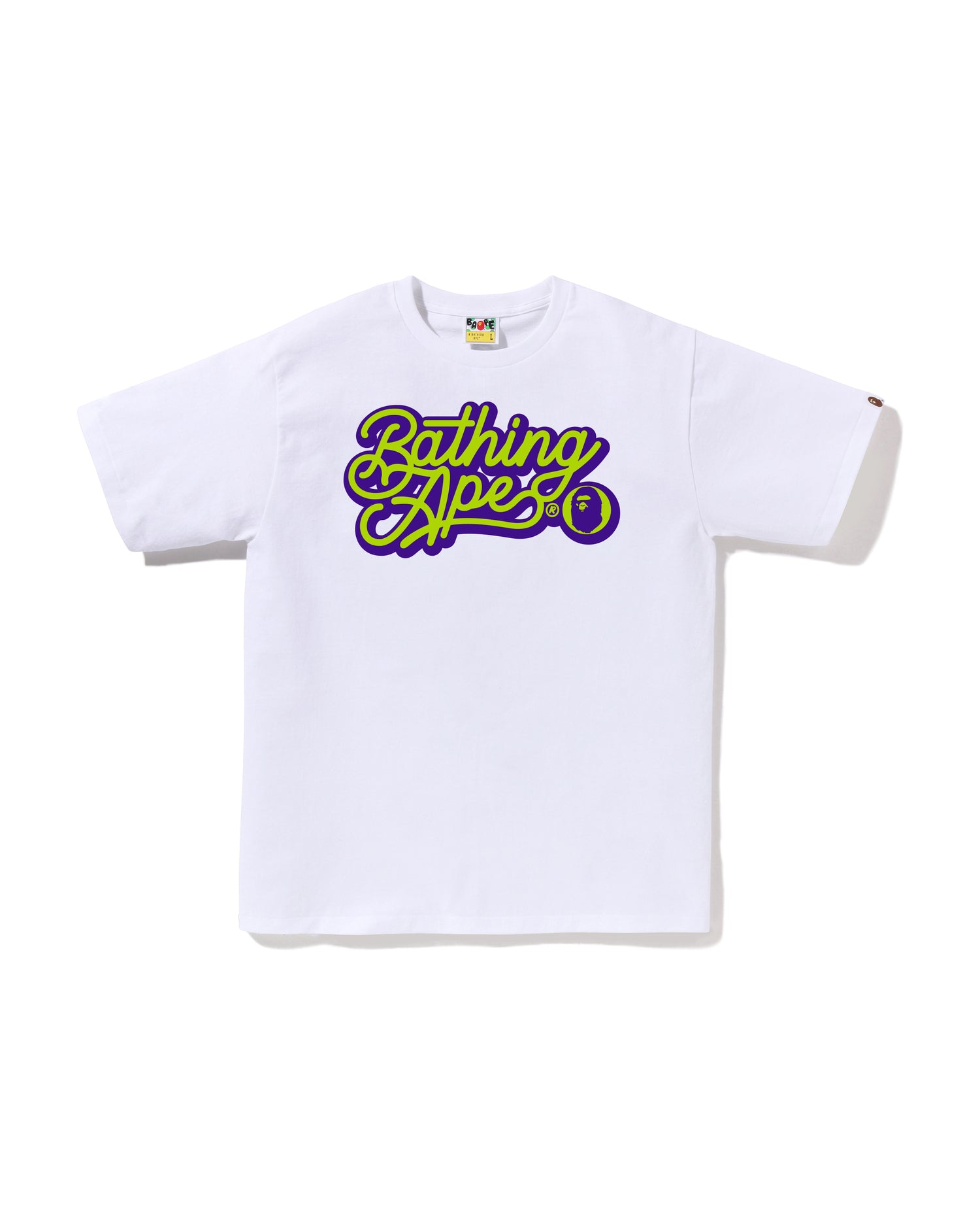 【A BATHING APE】4色展開 BATHING APE SCRIPT LOGO TEE UNISEX A BATHING APE® Bathing Ape Script Logo Tee | Bape official