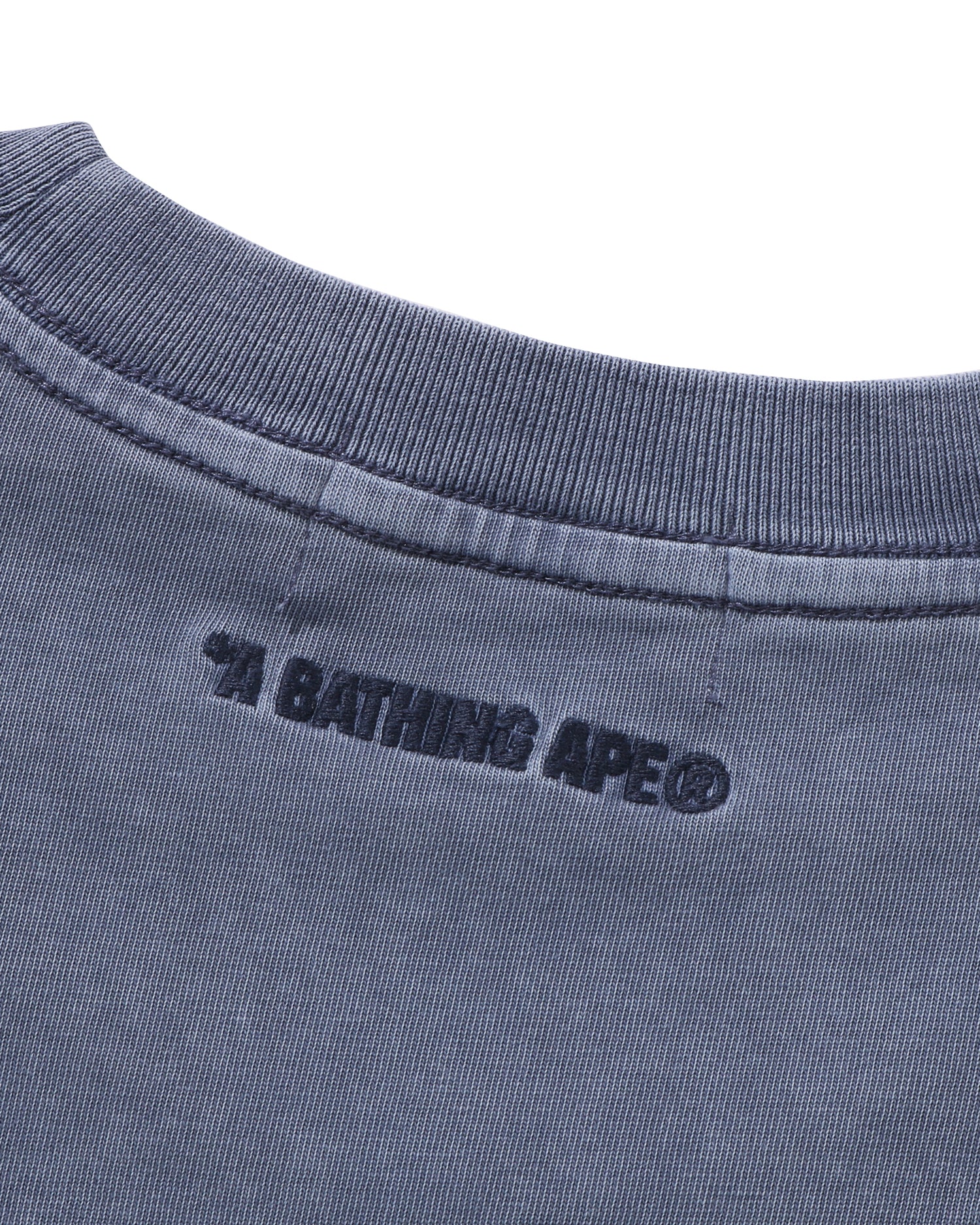 A BATHING APE® Garment Dye Rhinestone Ape Head Relaxed Fit Tee