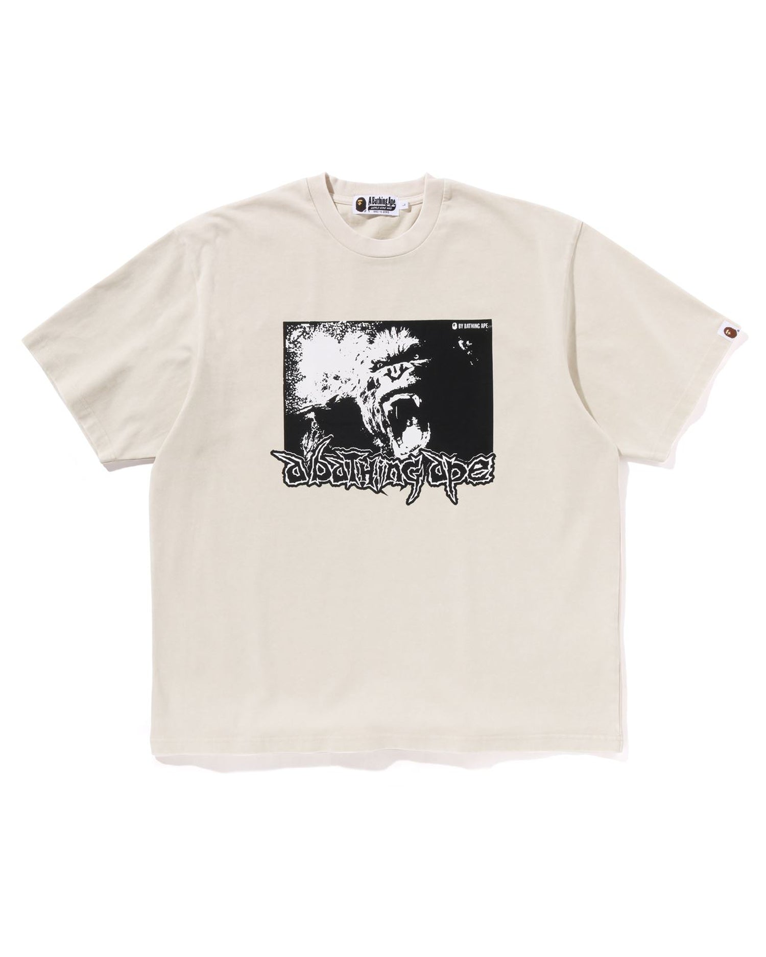 A BATHING APE BAPEMANIA relaxリラックス A BATHING APE® Mad Ape Graphic Acid Wash Relaxed Fit Tee