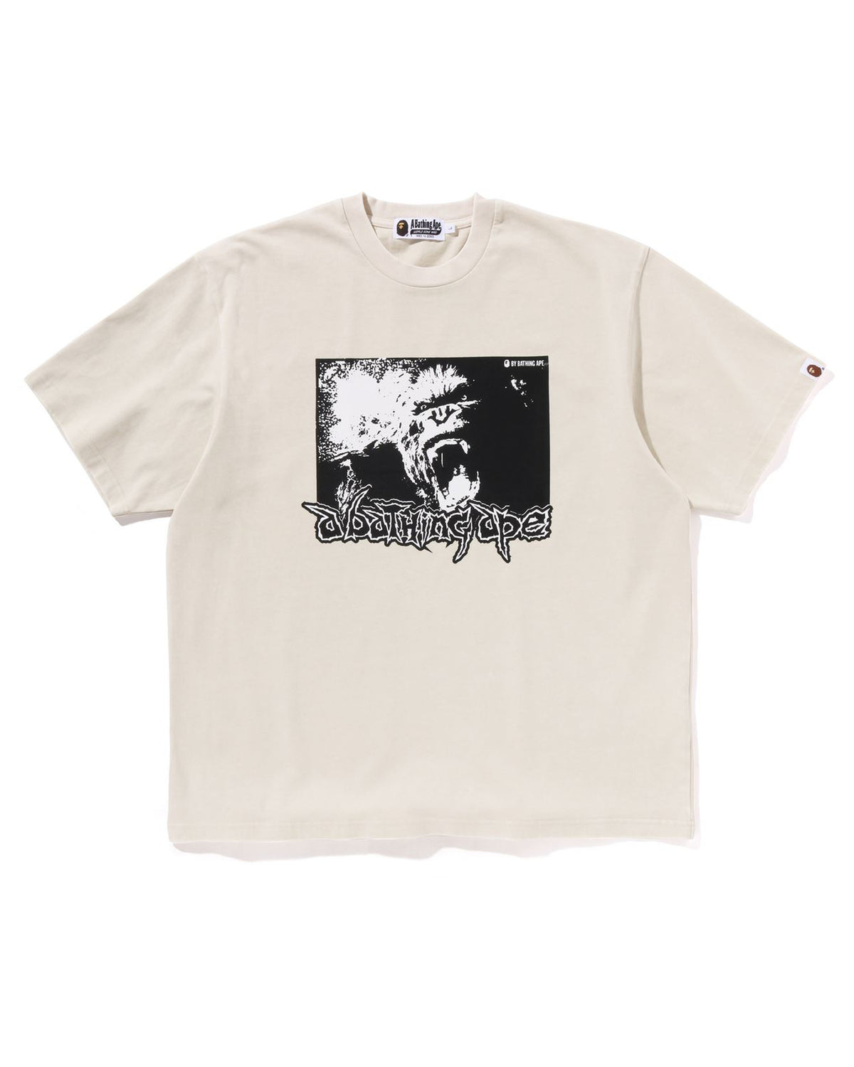 A BATHING APE® Mad Ape Graphic Acid Wash Relaxed Fit Tee | Bape ...