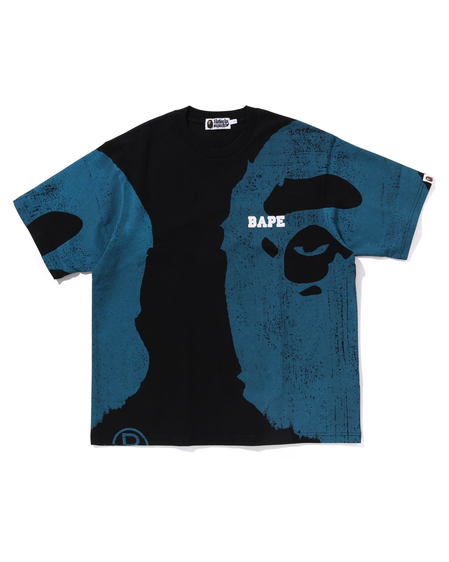 BAPE Blue 'A Bathing Ape' T-Shirt A Bathing Ape