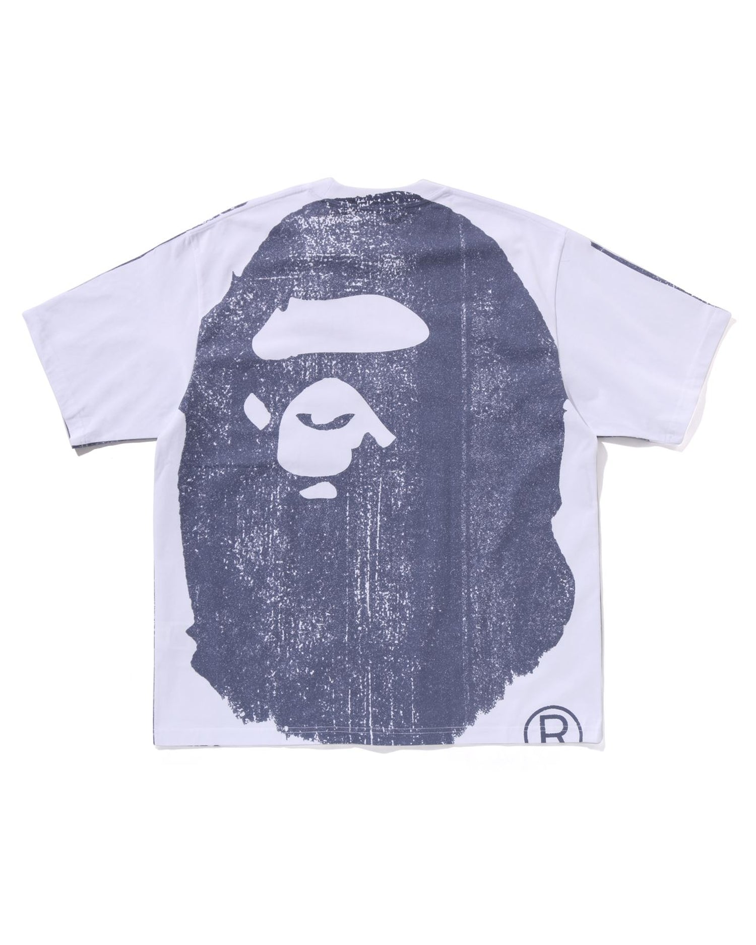 ◆BAPE◆ Water Print College Relaxed Fit T-Shirt M BLACK 001 BAPE Water Print College Logo Relaxed Fit Tee Black Men's