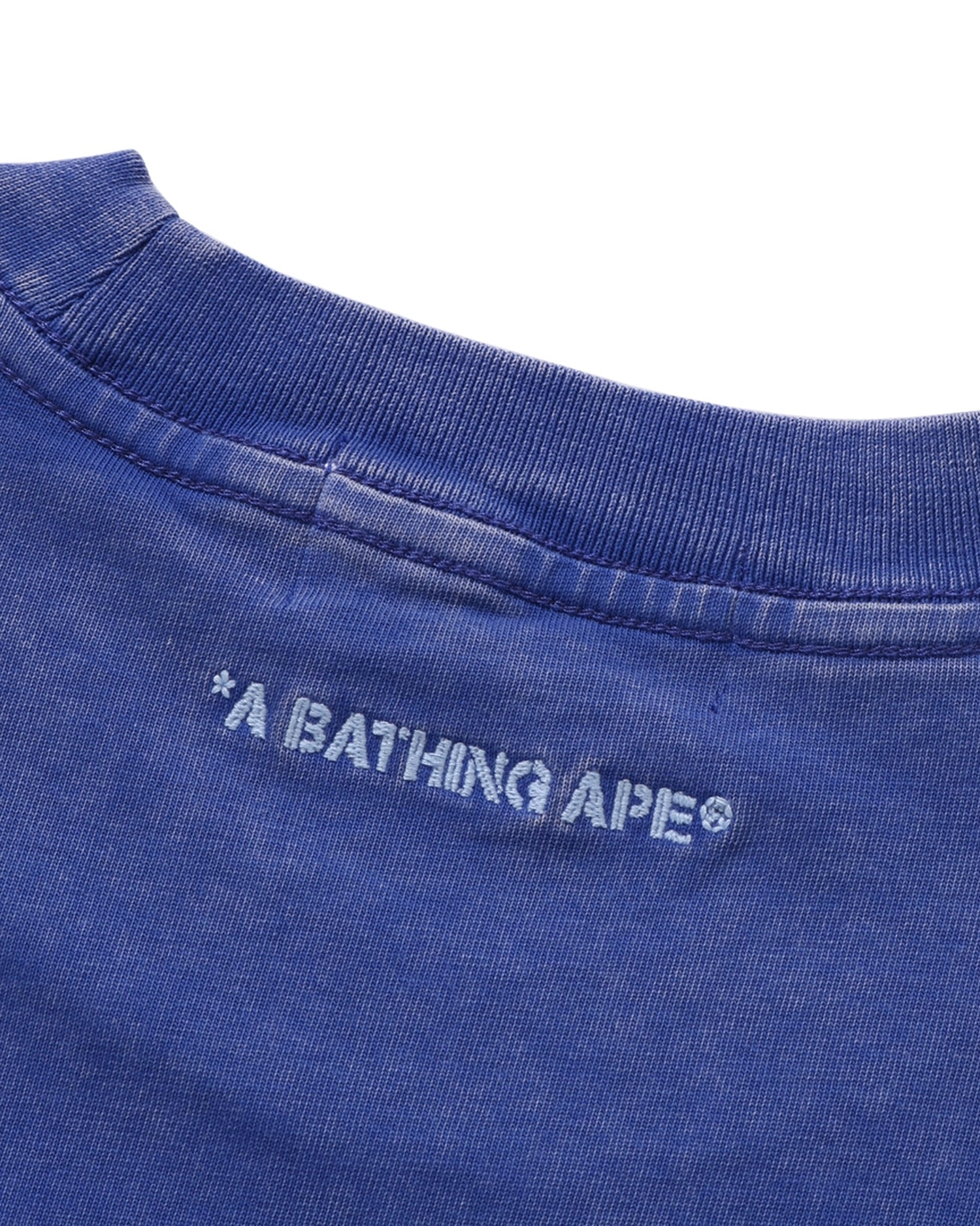 A BATHING APE® Garment Dye Spray Print Tee | Bape official