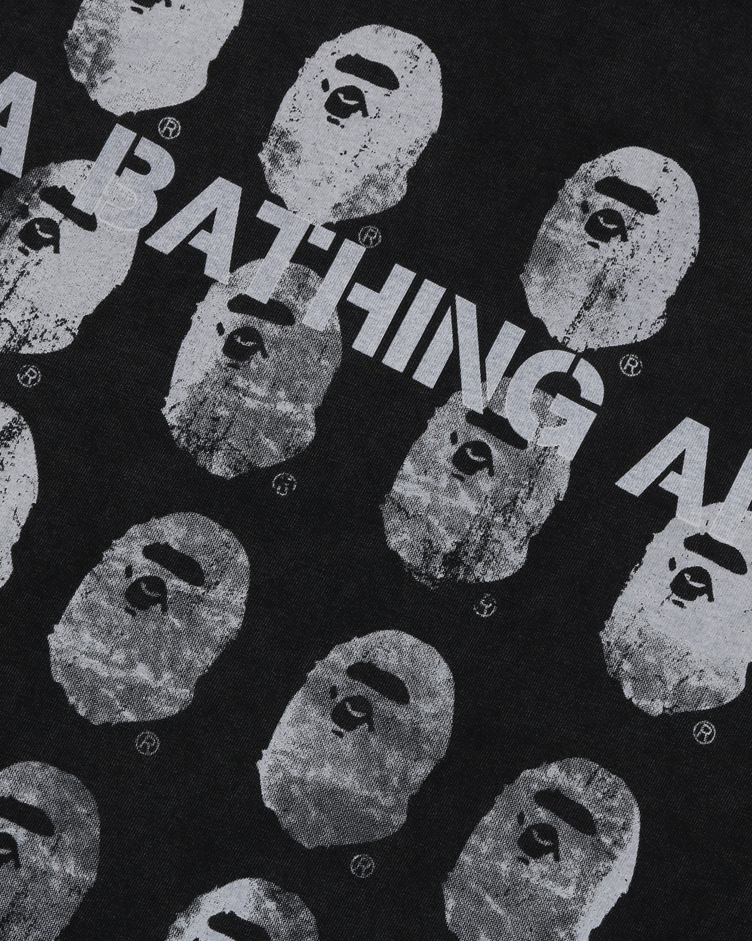 A BATHING APE® Garment Dye Logo Relaxed Fit Tee | Bape
