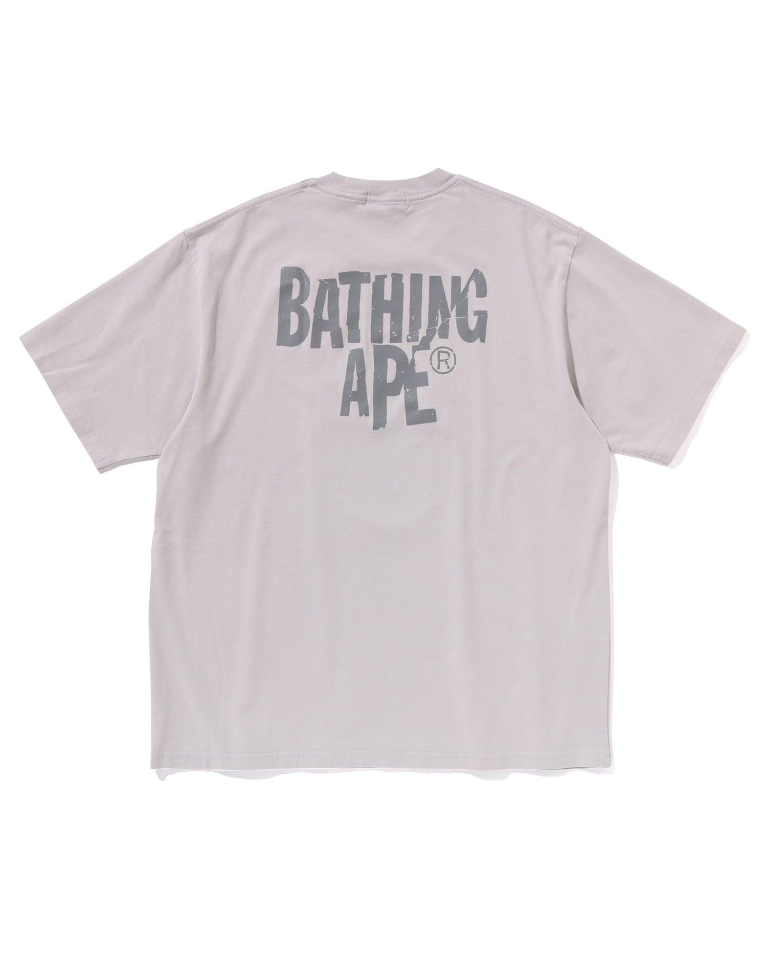 【BAPE】HEAVY WASHED LOGO RELAXED FIT TEE 要在庫確認 A BATHING APE® Heavy Washed Logo Relaxed Fit Tee | Bape
