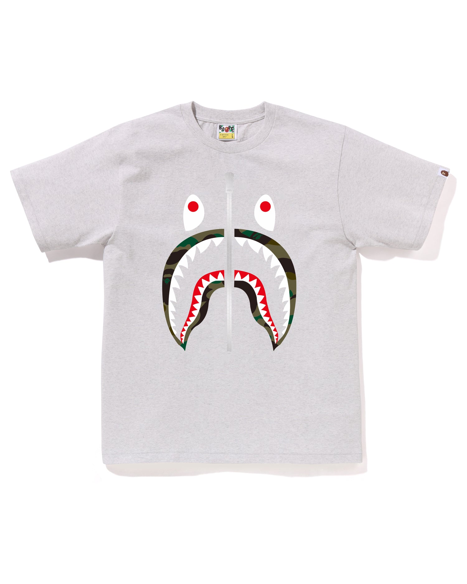 Bape shark shoulder tee fashion