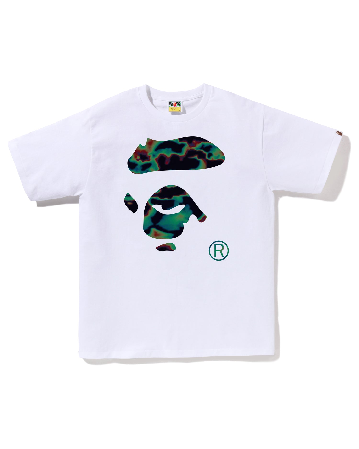A BATHING APE® BAPE Thermography Ape Face Tee | Bape official