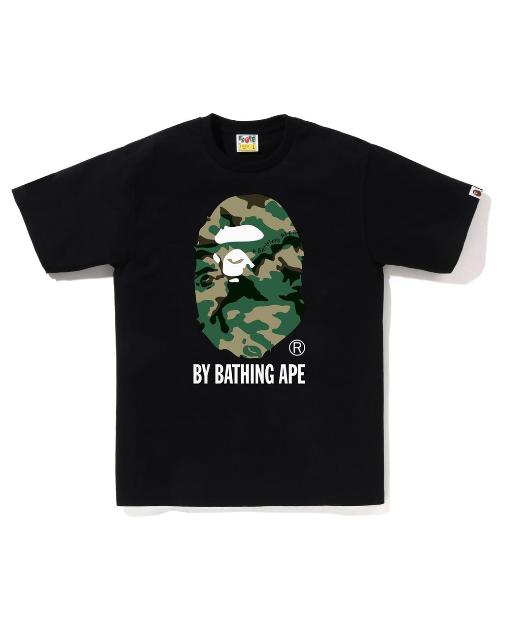 A BATHING APE® Woodland Camo By Bathing Ape Tee | Bape official 