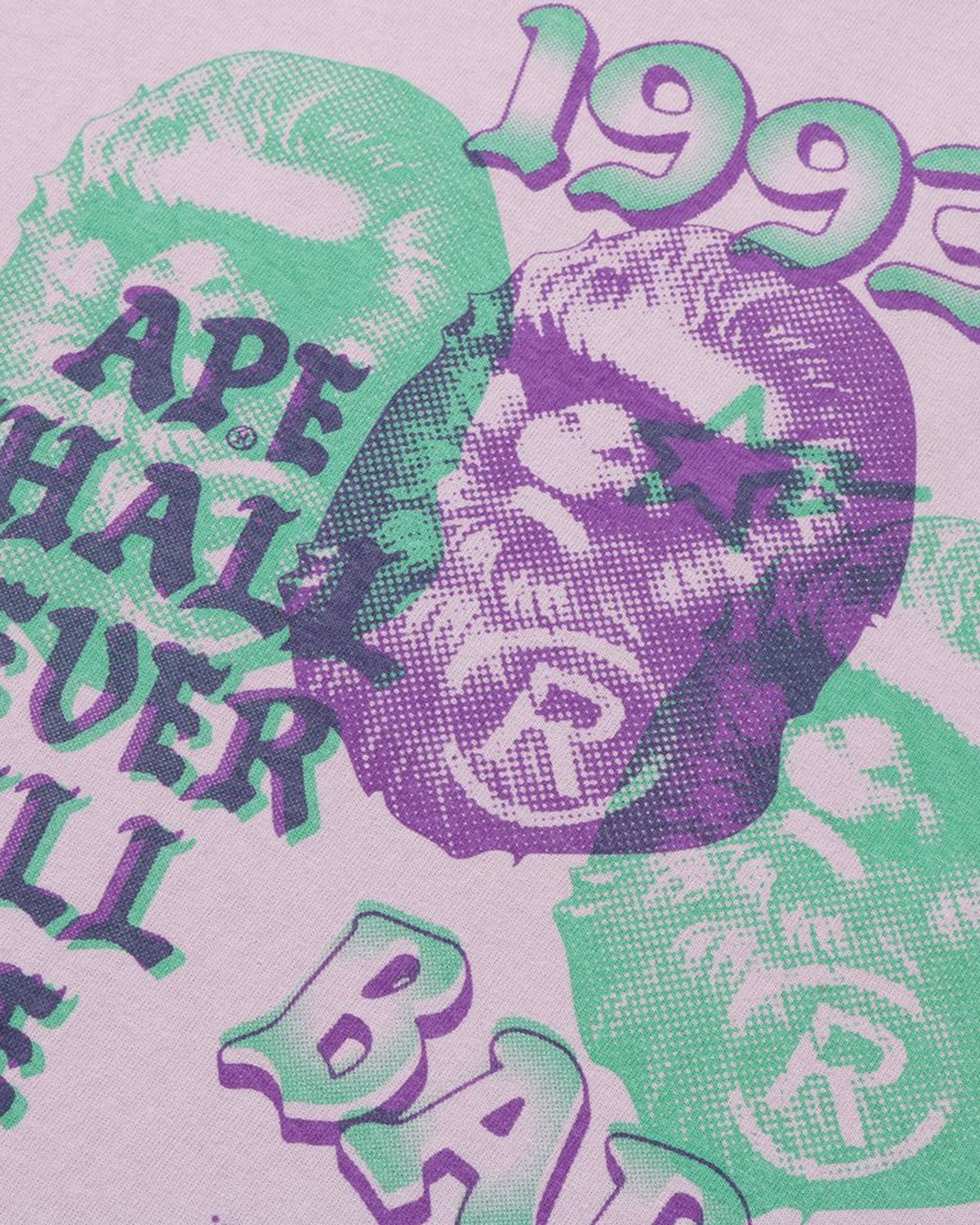 A BATHING APE® Pigment Three Ape Head Tee | Bape official website