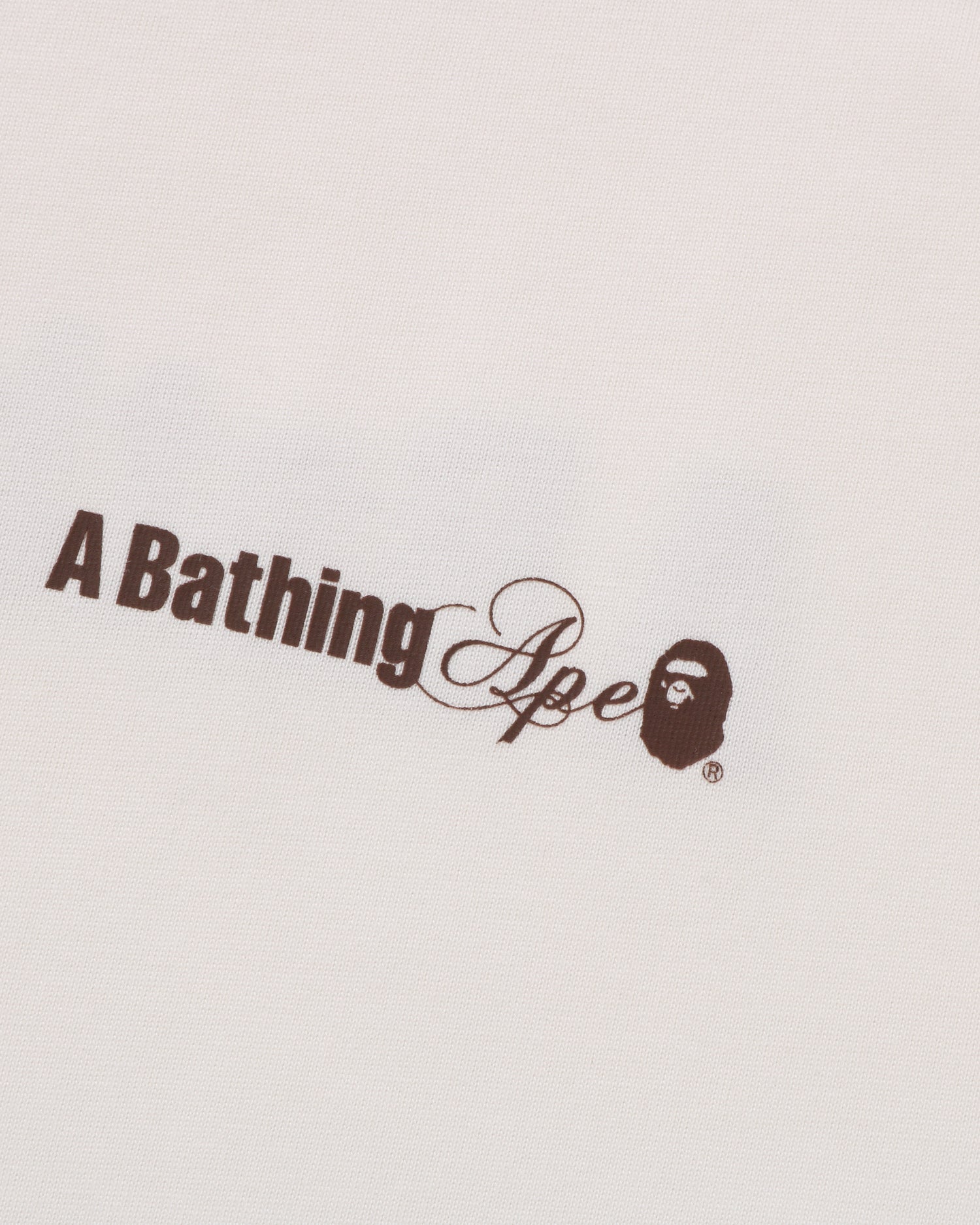 A BATHING APE® Water print logo tee | Bape official website