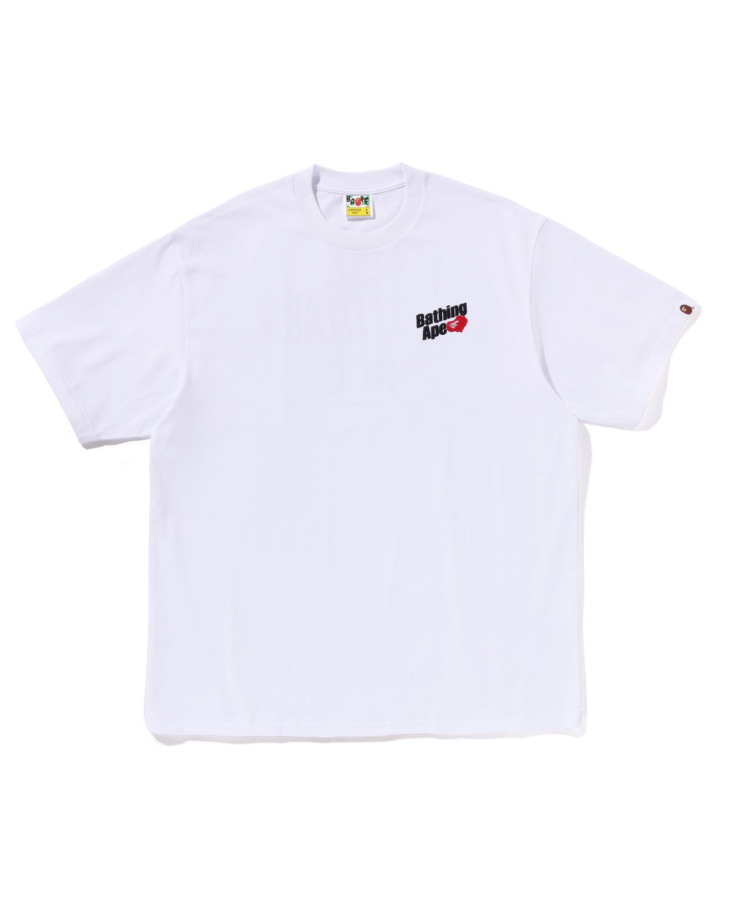 NEW【A BATHING APE】WRINKLE BAPE LOGO RELAXED FIT TEE WRINKLE BAPE LOGO RELAXED FIT TEE MENS – us.bape.com