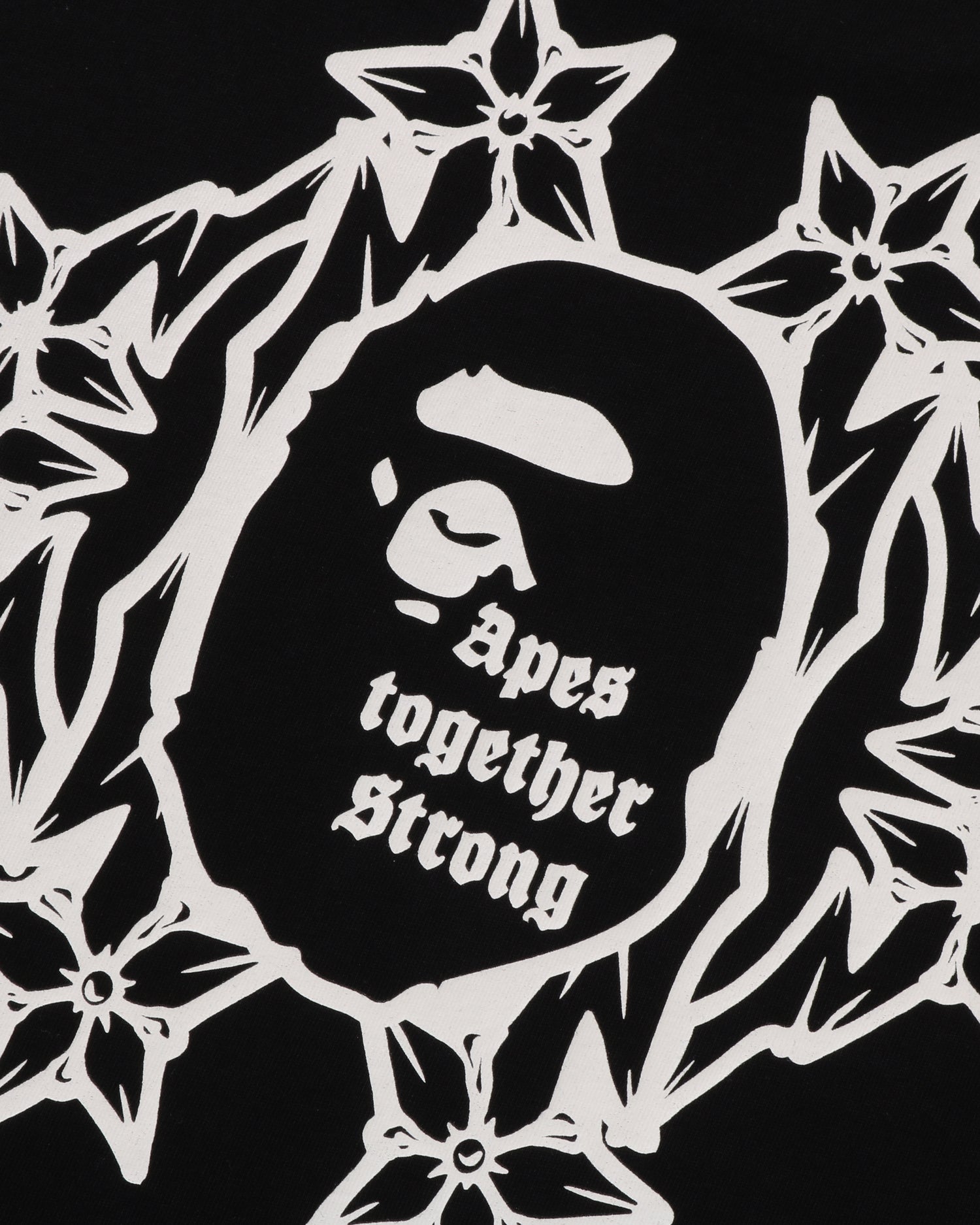 A BATHING APE® Gothic Logo Relaxed Fit Tee | Bape official website