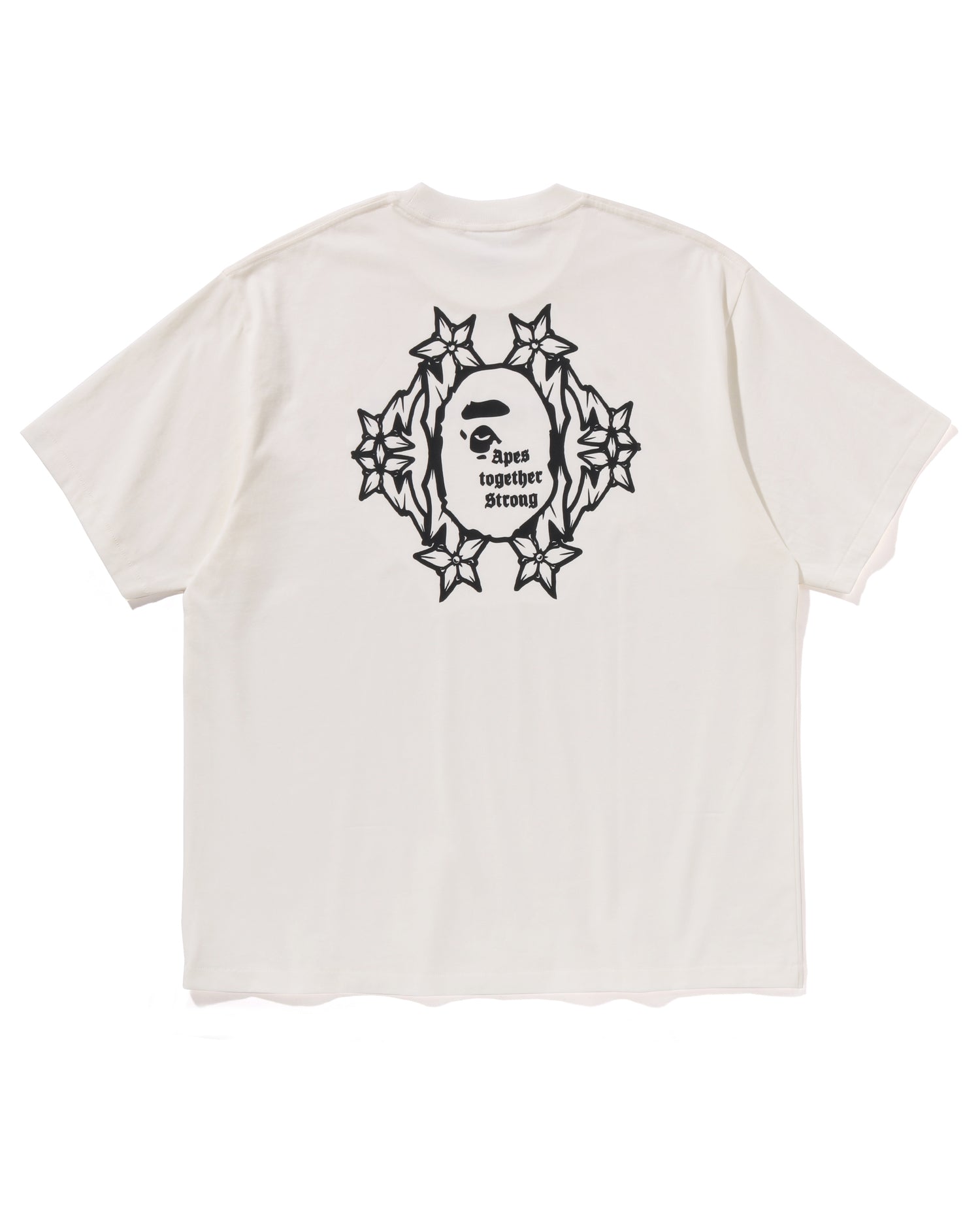 A BATHING APE® Gothic Logo Relaxed Fit Tee | Bape official website