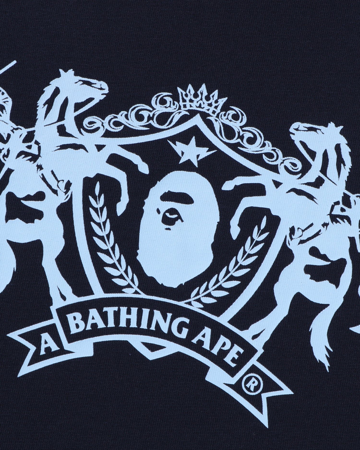 A BATHING APE® College Logo Relaxed Fit Tee | Bape official