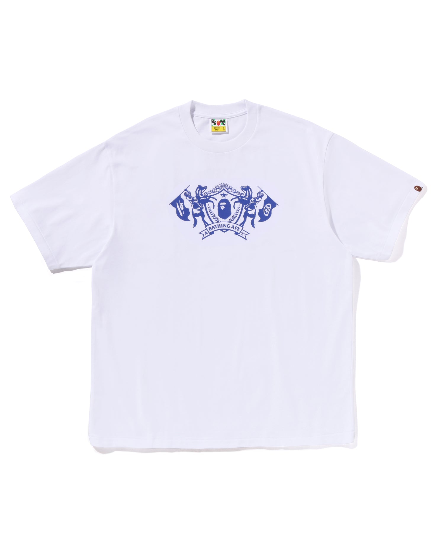 A BATHING APE® College Logo Relaxed Fit Tee | Bape official