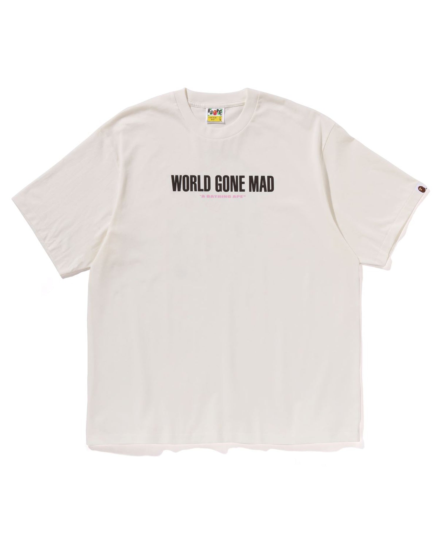 A BATHING APE® Slogan Relaxed Fit Tee | Bape official