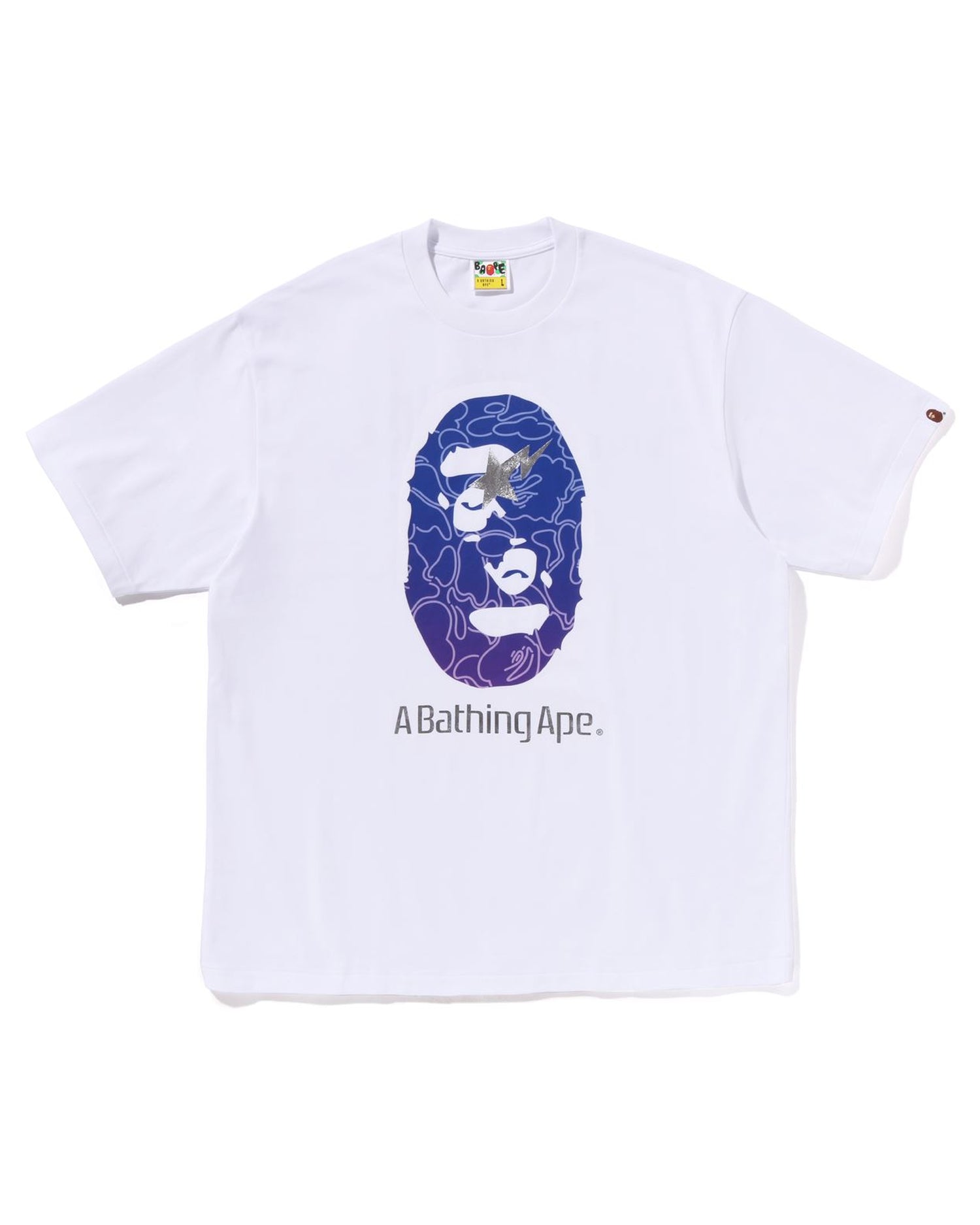 A BATHING APE® Line Camo Ape Head Relaxed Fit Tee | Bape