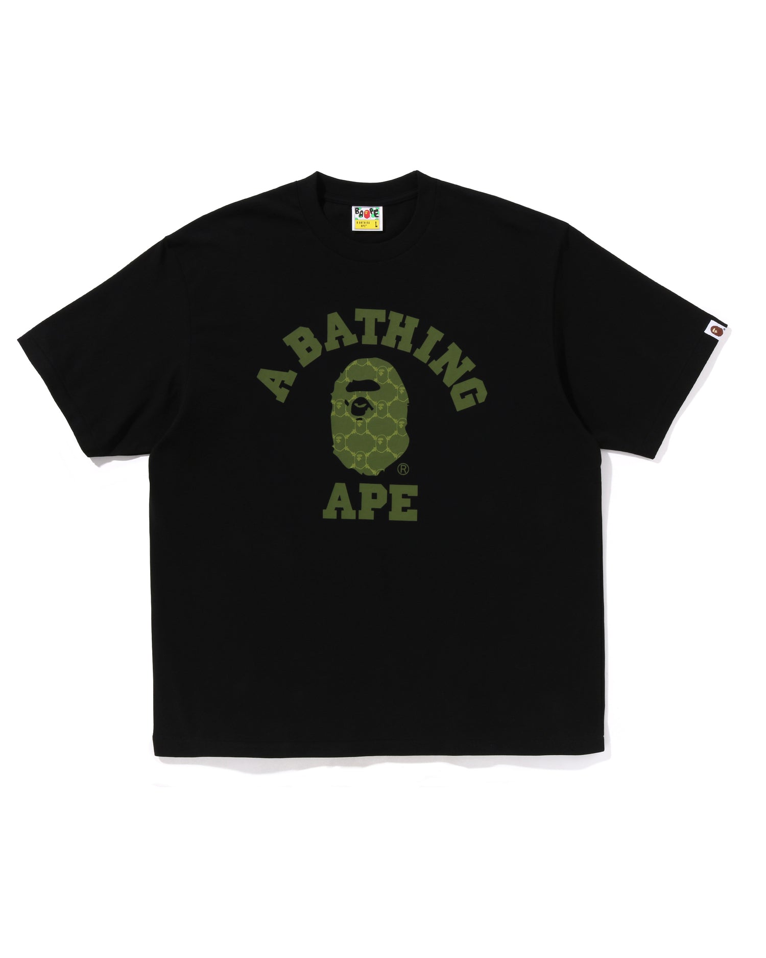 A BATHING APE® College Monogram College Relaxed Fit Tee