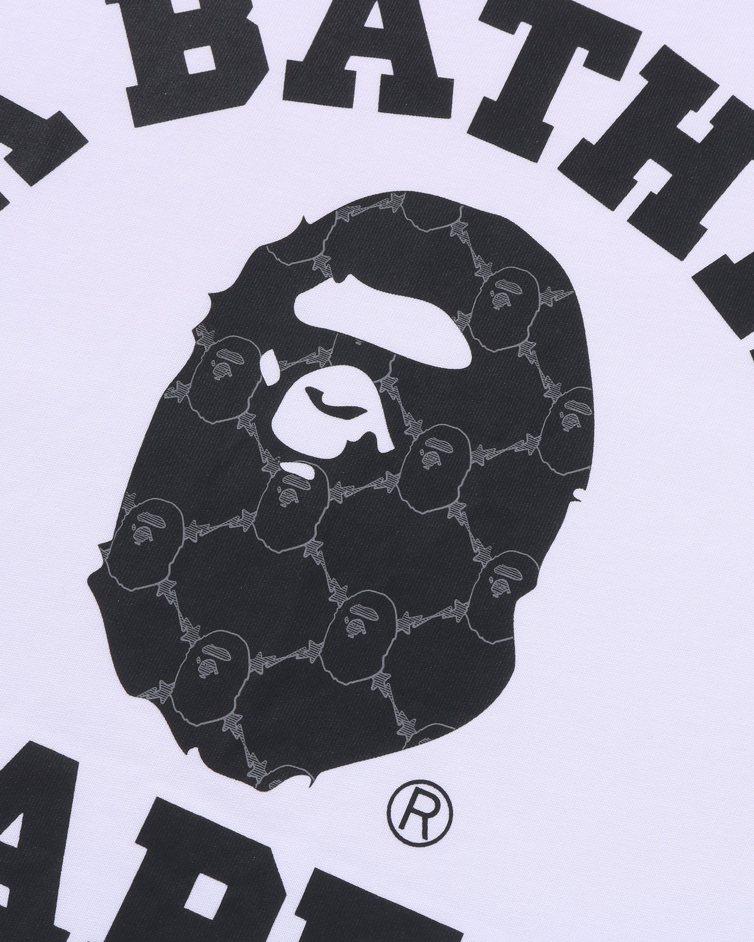 A BATHING APE® College Monogram College Relaxed Fit Tee | Bape