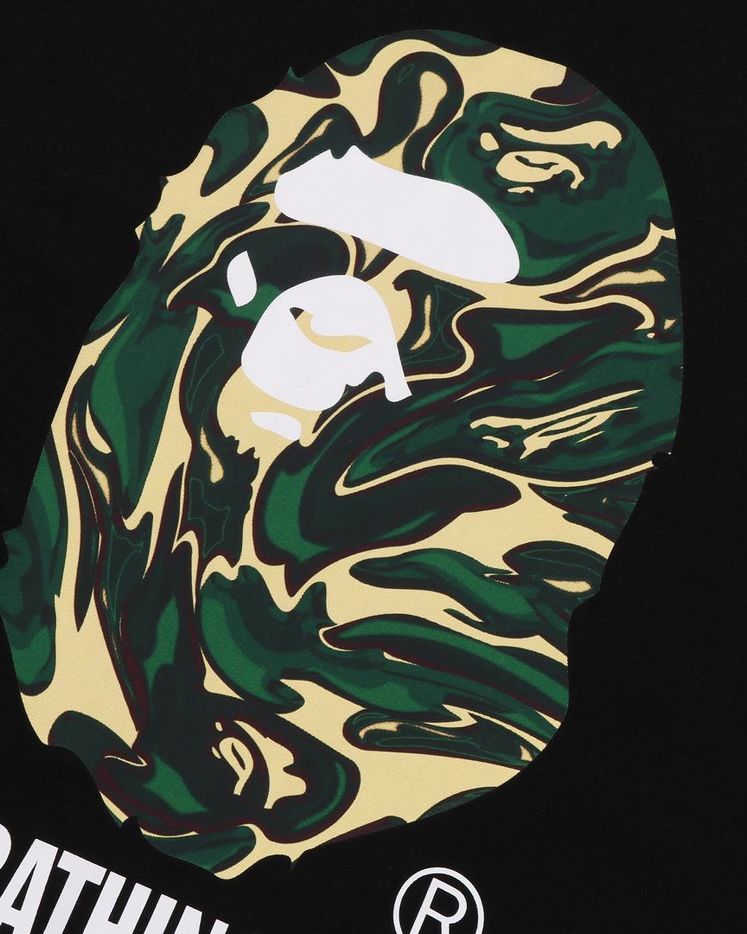 A BATHING APE　カットソー　マルチカモ A BATHING APE® Marbling Camo By Bathing Ape Relaxed Fit Tee