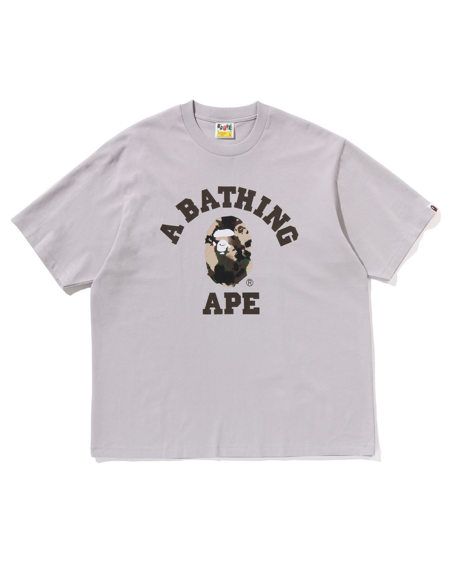 A BATHING APE® Map Camo College Relaxed Fit Tee | Bape
