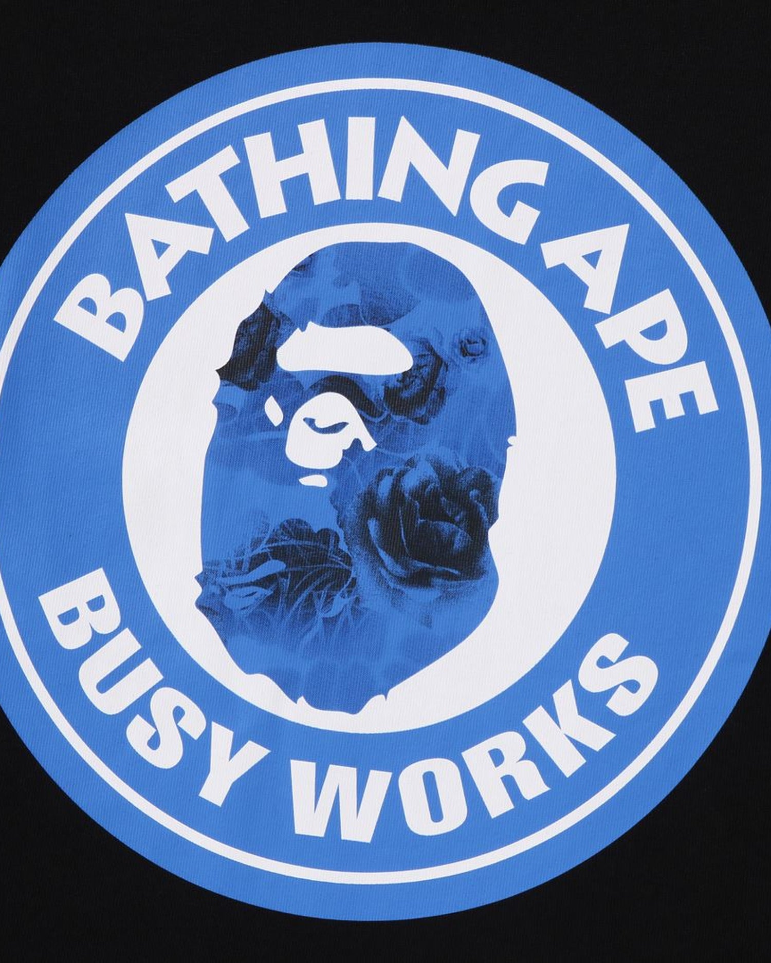 A BATHING APE® Floral Solid Camo Busy Works Relaxed Fit Tee | Bape