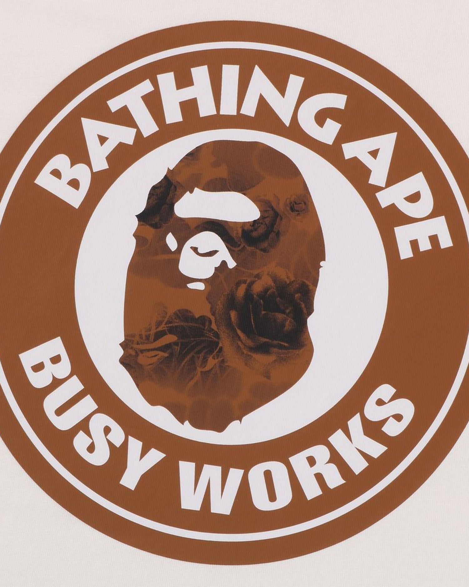 A BATHING APE® Floral Solid Camo Busy Works Relaxed Fit Tee | Bape