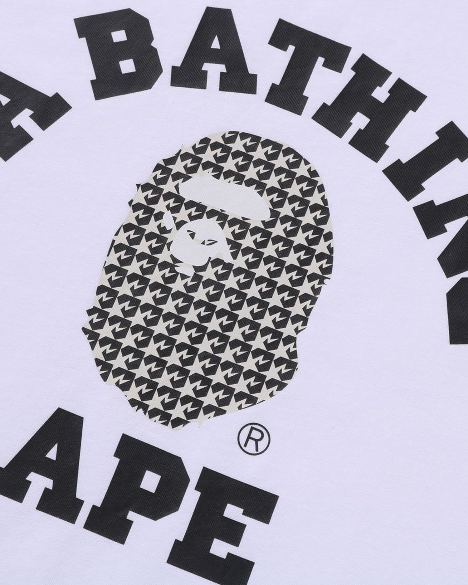 A BATHING APE® STA Houndstooth College Relaxed Fit Tee | Bape