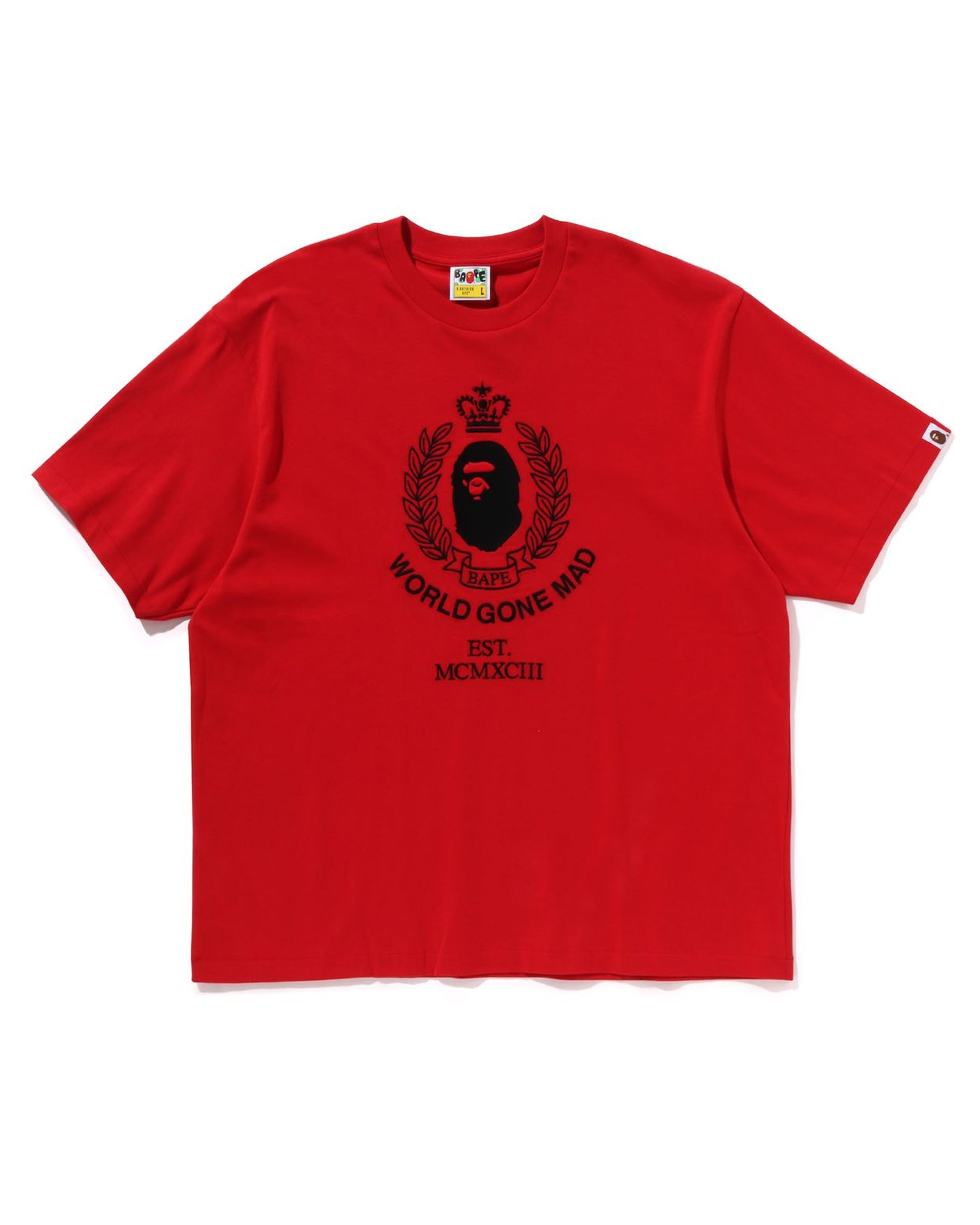 Red bape shirt online