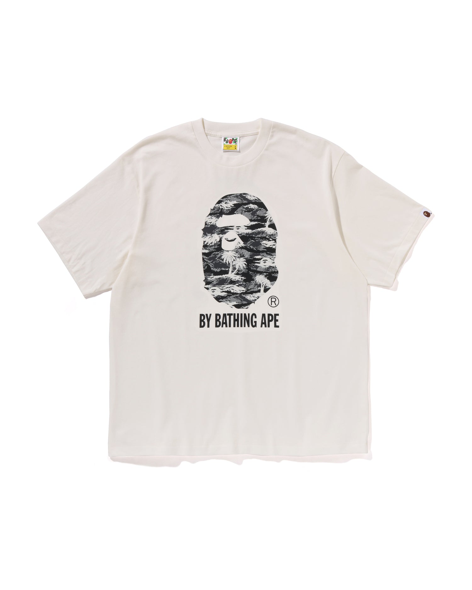 A BATHING APE® Palm Tree Camo College Tee | Bape official