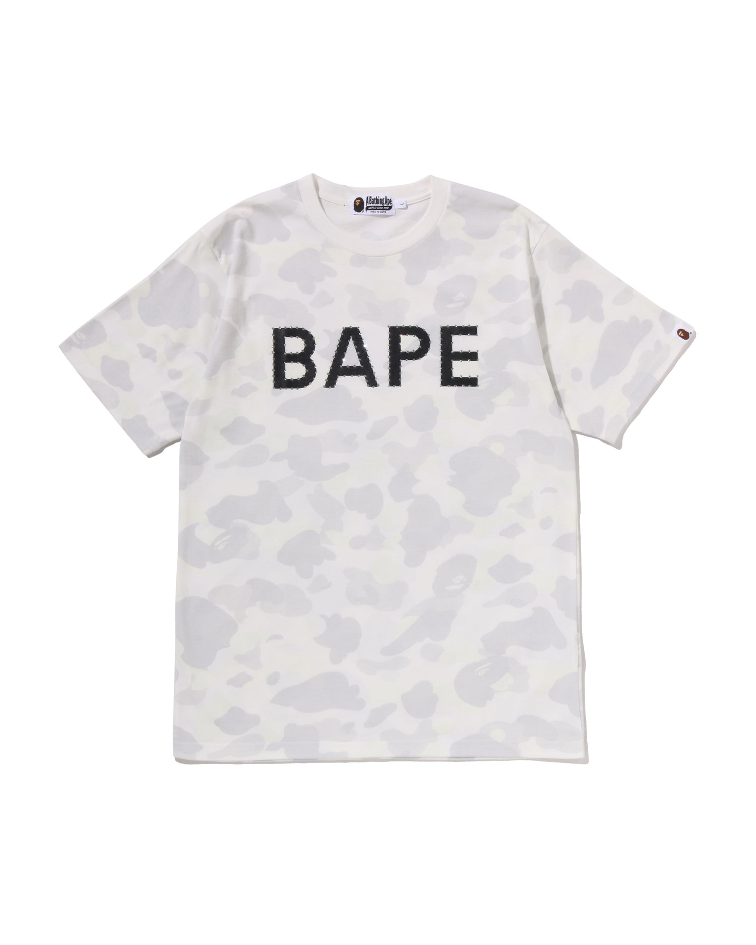A BATHING APE® City Camo Rhinestone BAPE Logo Tee | Bape official