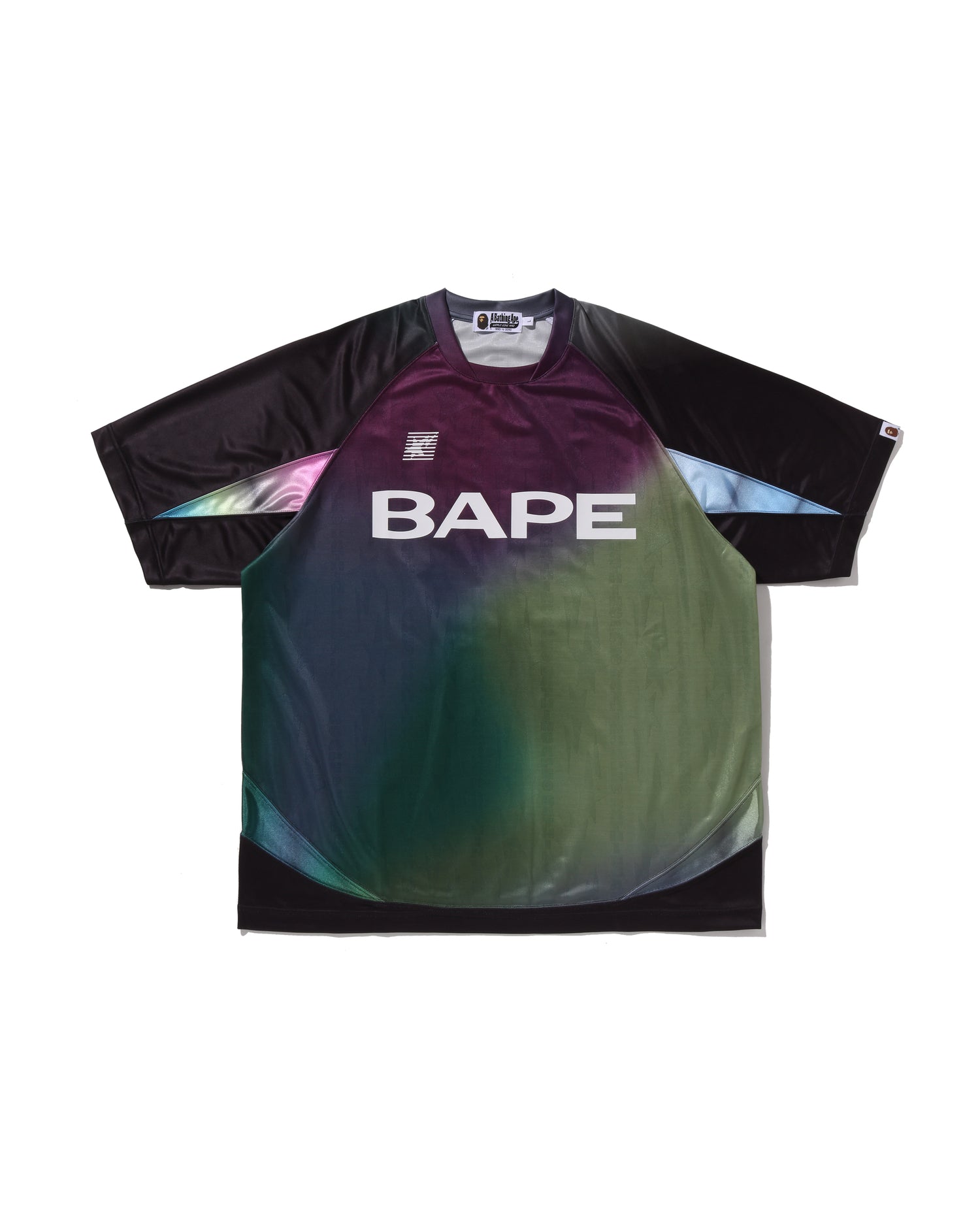A BATHING APE® Tie Dye STA Stripe Pattern Relaxed Fit Football