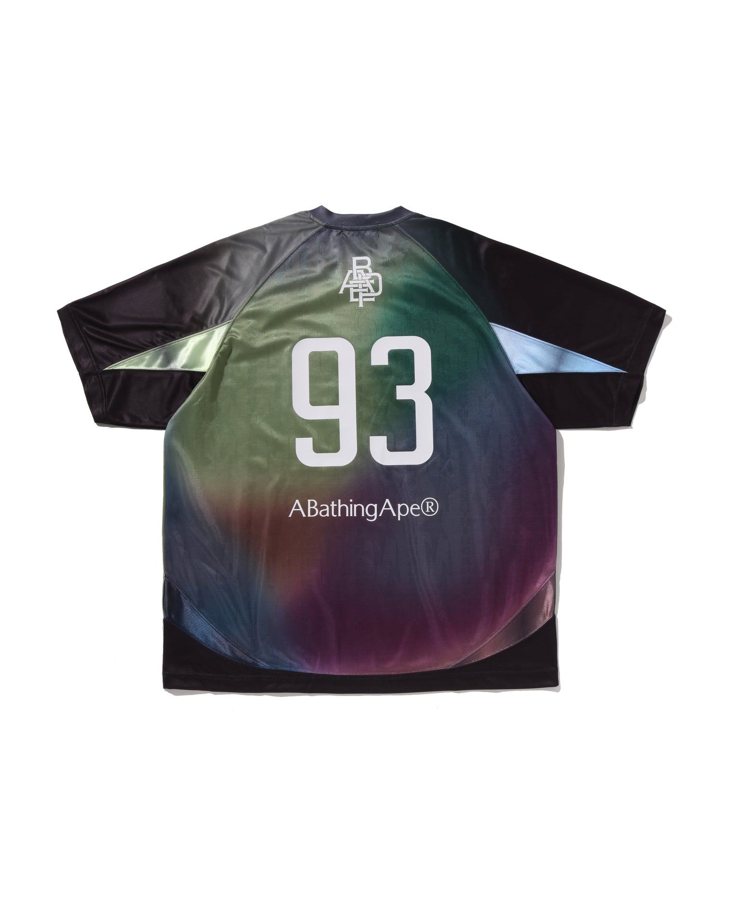 A BATHING APE® Tie Dye STA Stripe Pattern Relaxed Fit Football