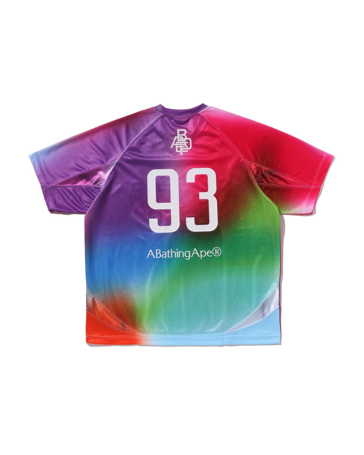 A BATHING APE® Tie Dye STA Stripe Pattern Relaxed Fit Football