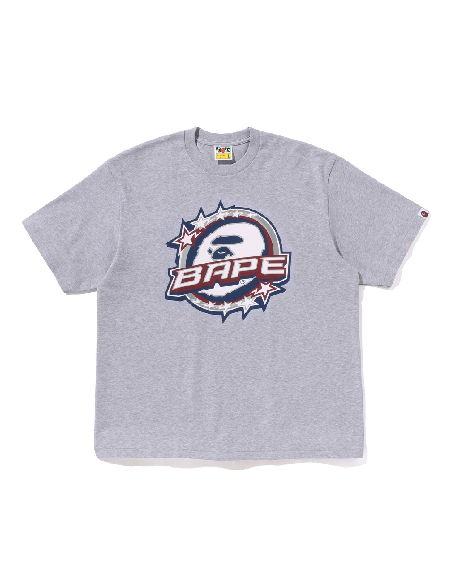 A BATHING APE® BAPE Twin Sta Logo Relaxed Fit Tee | Bape official