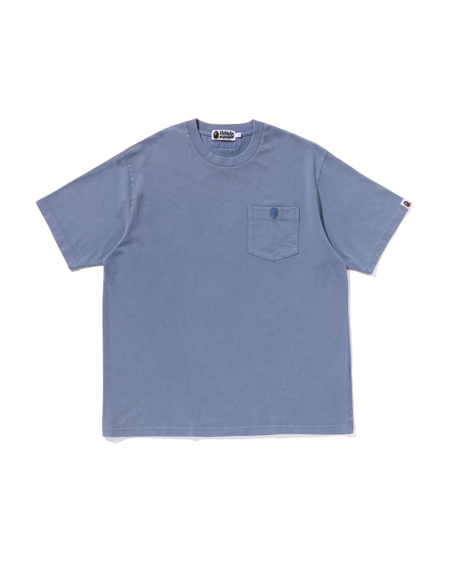 A BATHING APE® Garment Dye One Point Relaxed Fit Pocket Tee | Bape