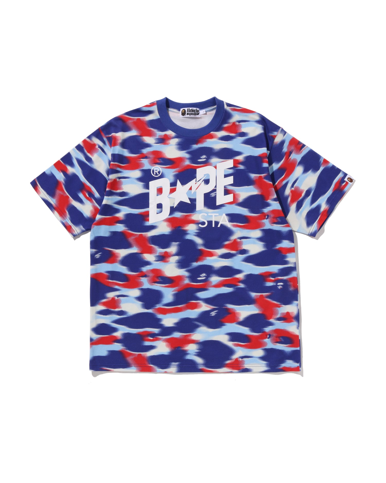 A BATHING APE® Screen Camo STA Logo Relaxed Fit Tee | Bape