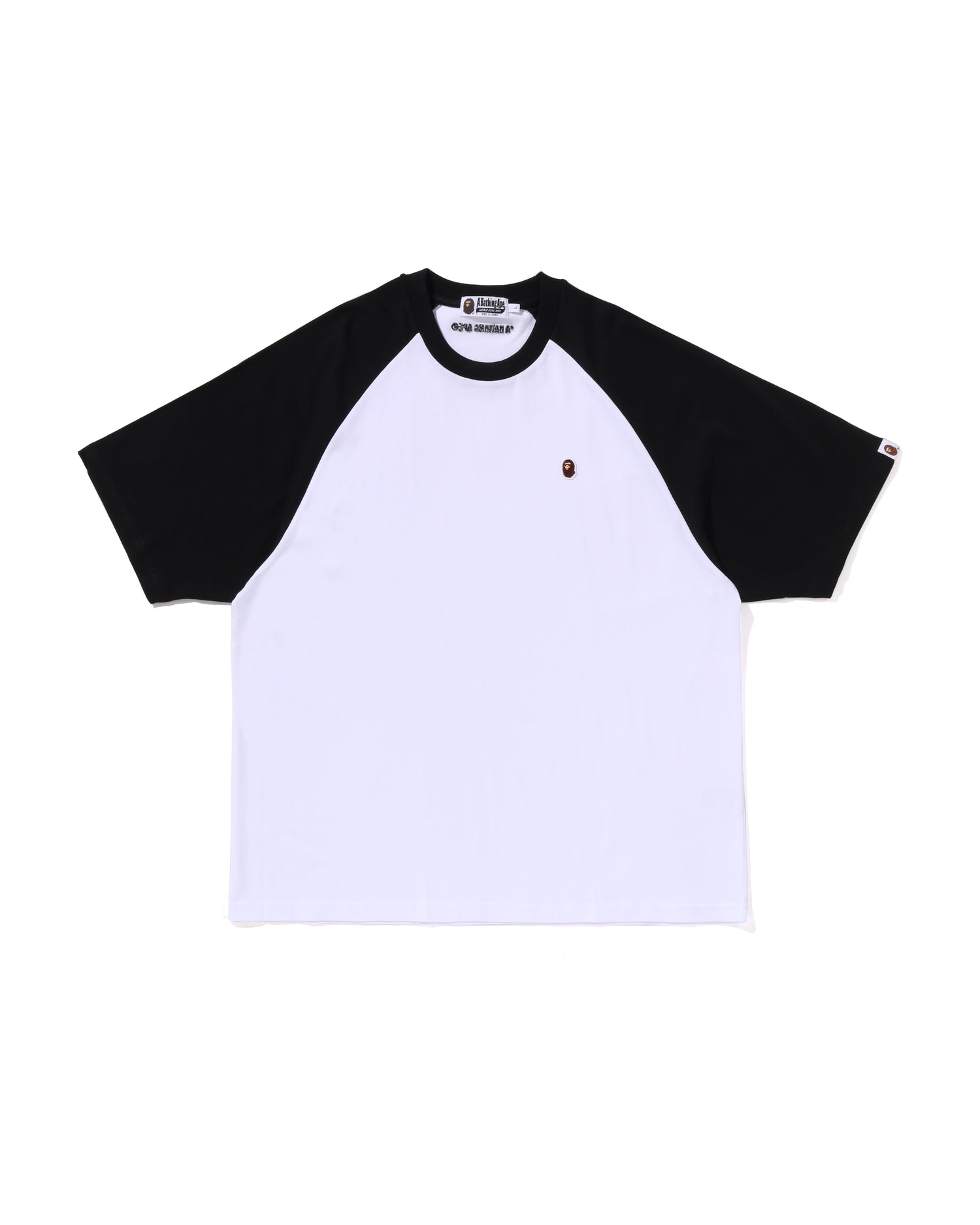 A BATHING APE® One Point Relaxed Fit Raglan Tee | Bape official